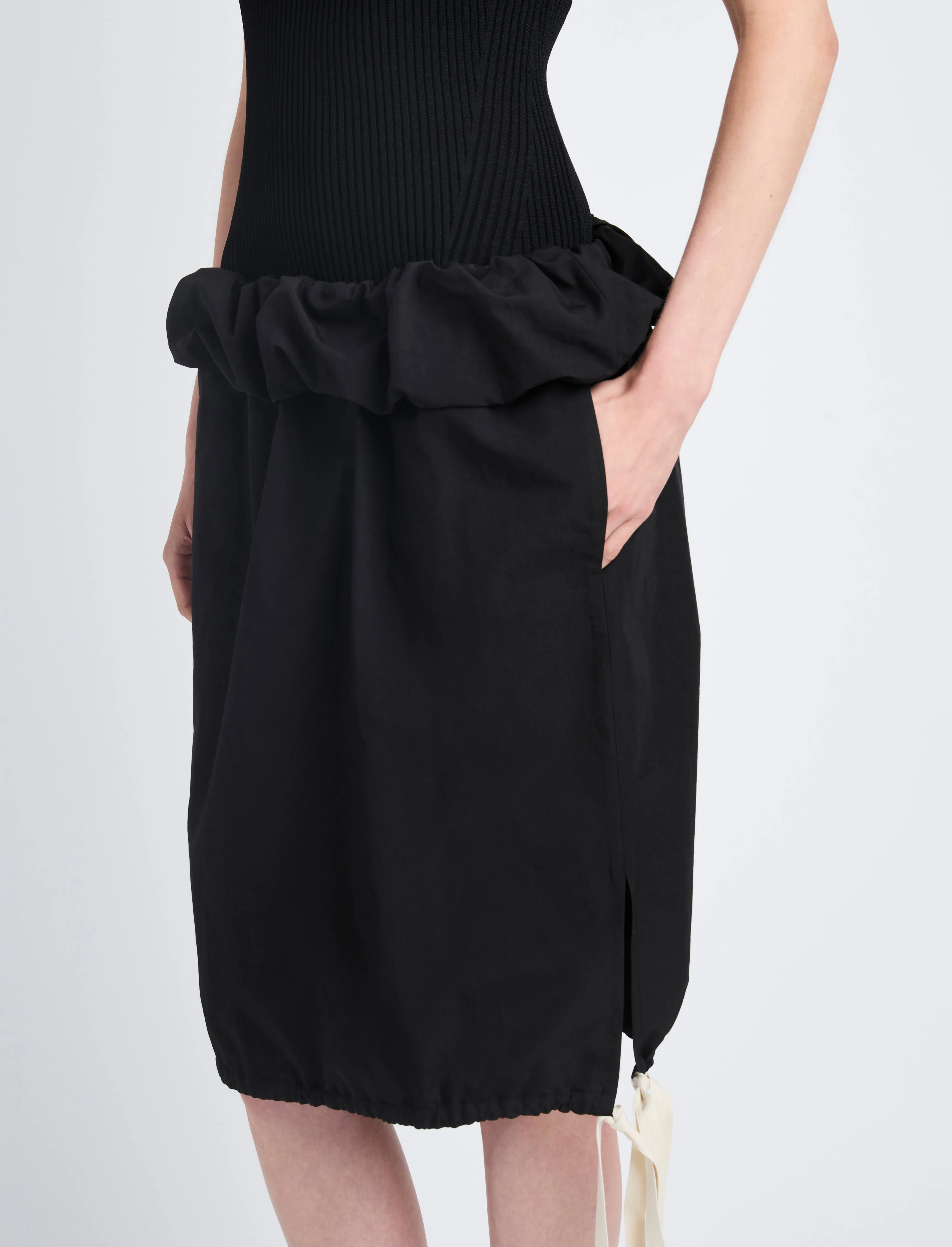 Hayley Skirt in Lightweight Crinkle Poplin sold by Proenza Schouler product image thumbnail 5