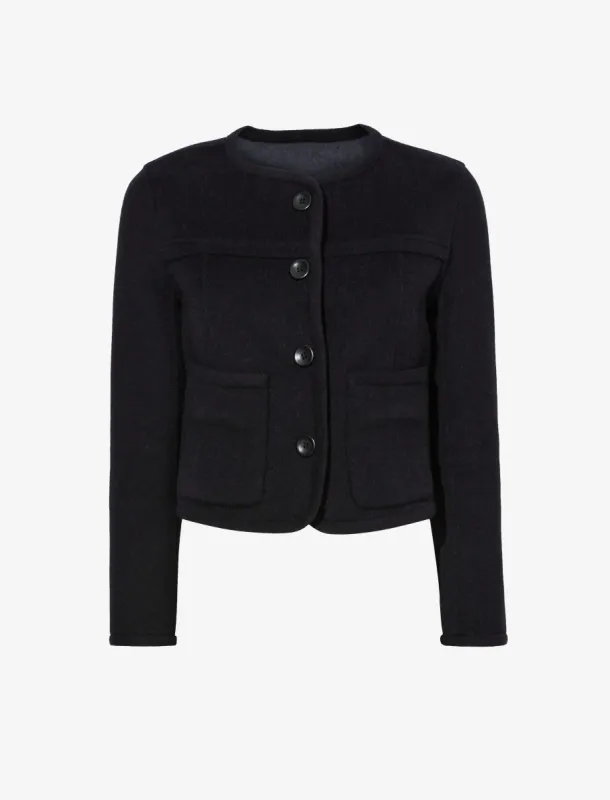Reversible Melton Double Face Jacket made by Proenza Schouler
