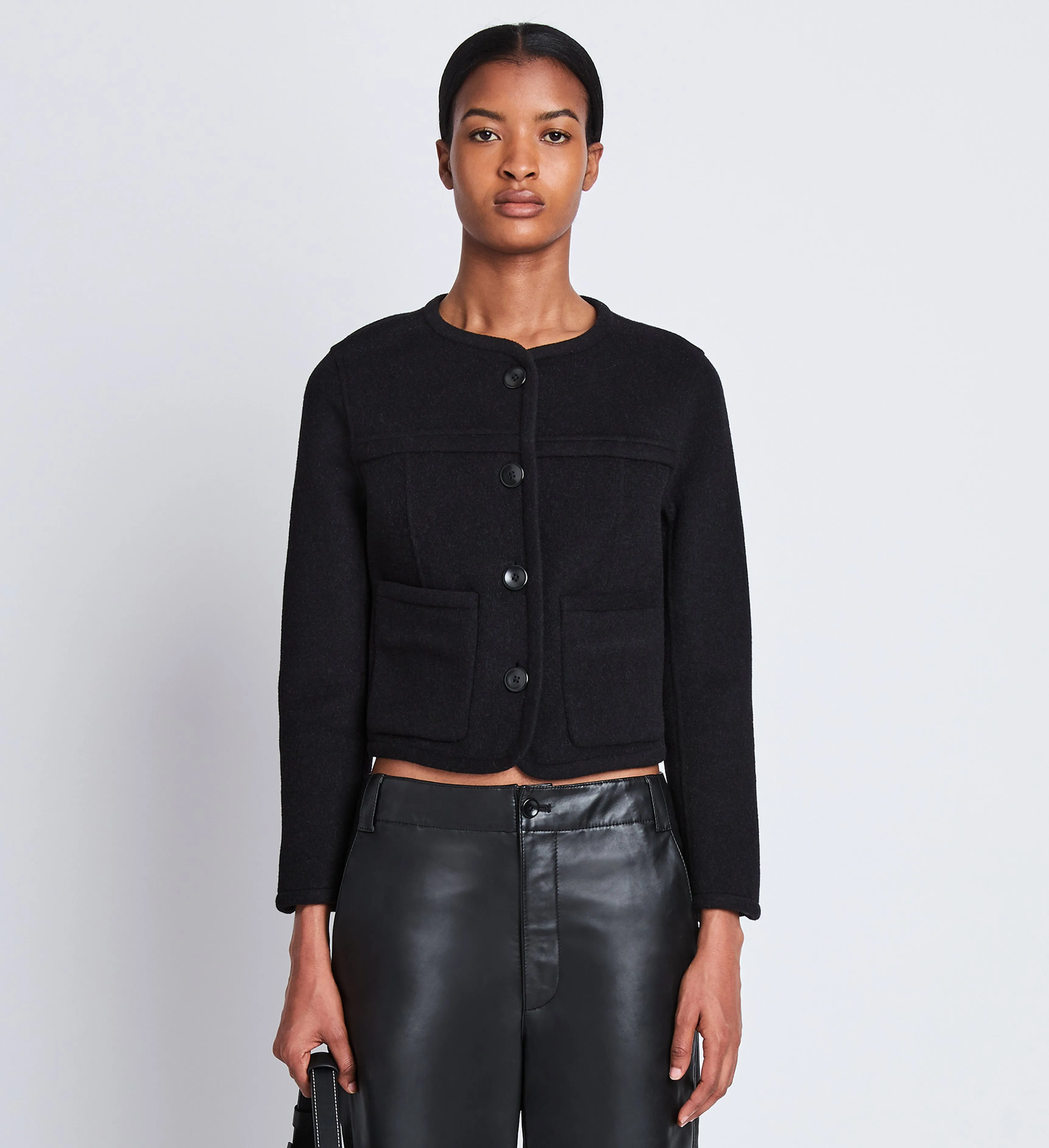 Reversible Melton Double Face Jacket sold by Proenza Schouler product image thumbnail 3