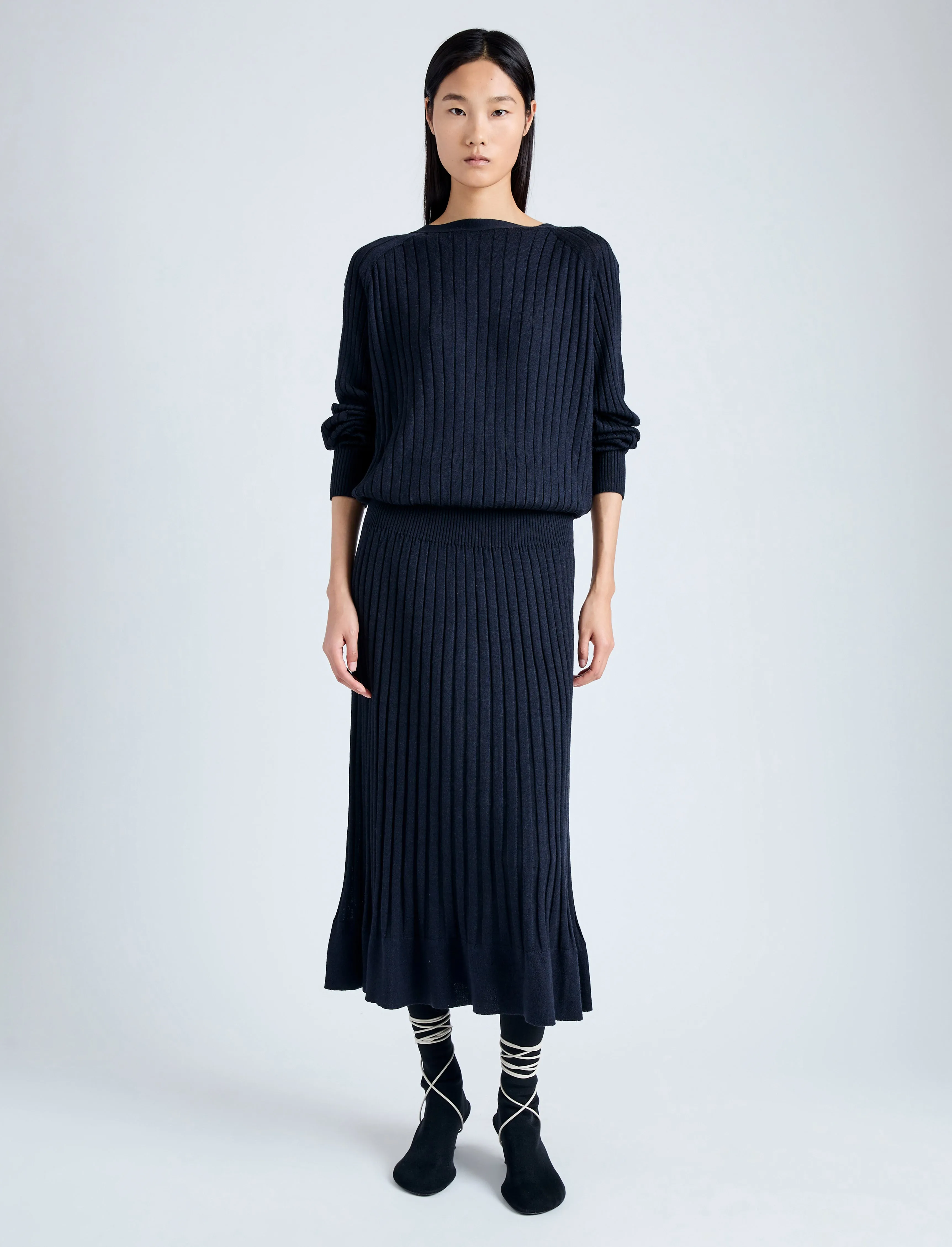 Eden Knit Dress in Superfine Merino Silk sold by Proenza Schouler product image thumbnail 2