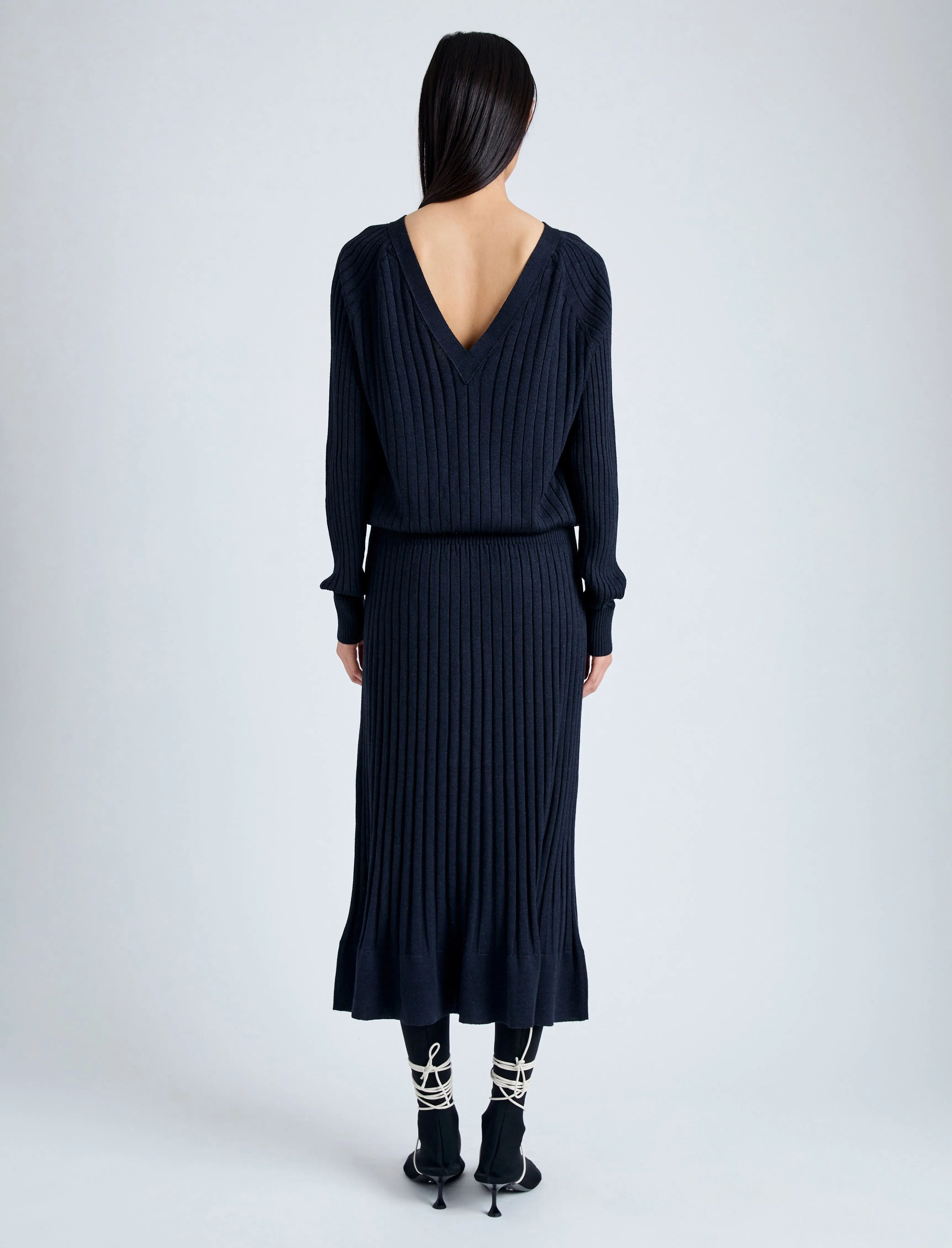 Eden Knit Dress in Superfine Merino Silk sold by Proenza Schouler product image thumbnail 4