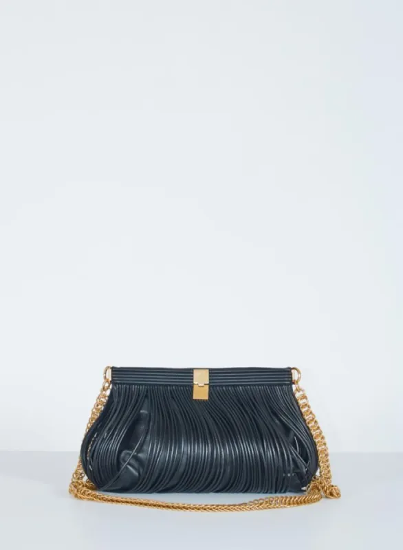 Rolo Frame Clutch - COBALT sold by Proenza Schouler
