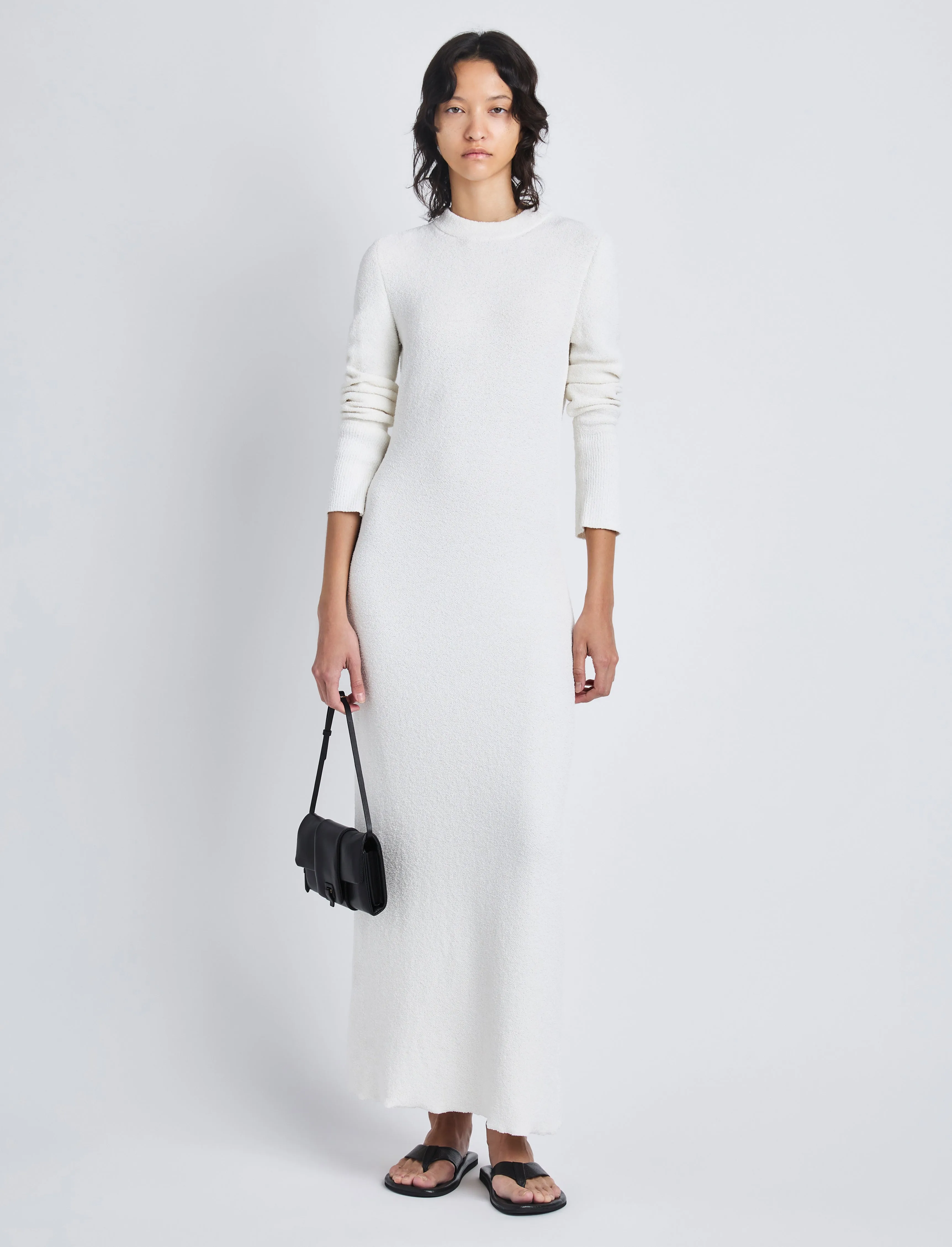 Lara Knit Dress in Viscose Boucle sold by Proenza Schouler product image thumbnail 2