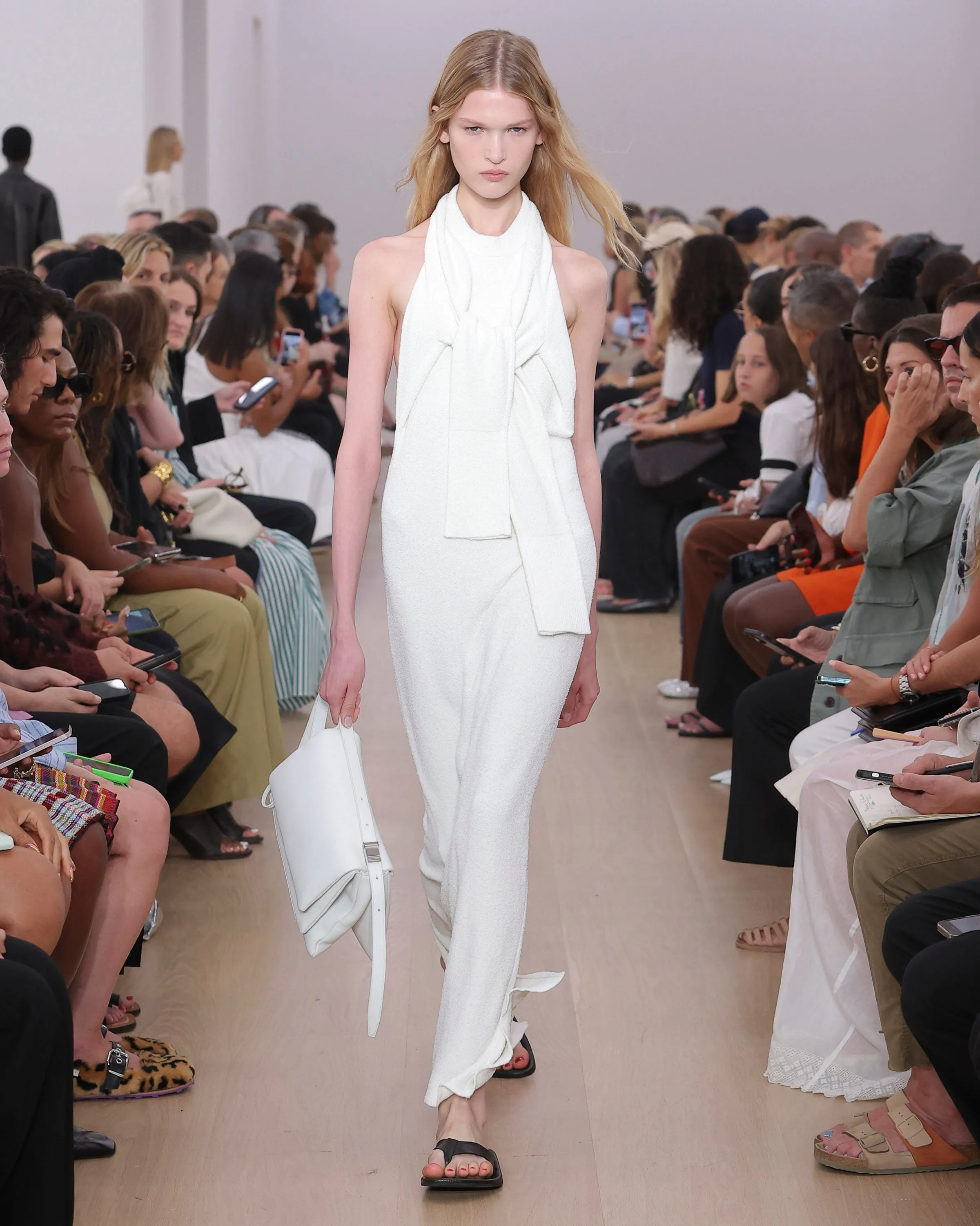 Lara Knit Dress in Viscose Boucle sold by Proenza Schouler product image thumbnail 3