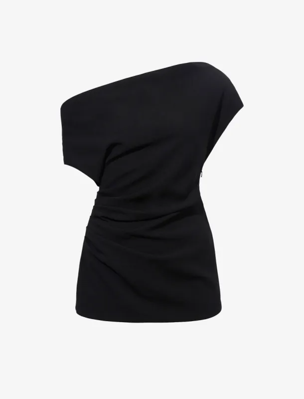 Francesa Off The Shoulder Top in Matte Double Crepe made by Proenza Schouler