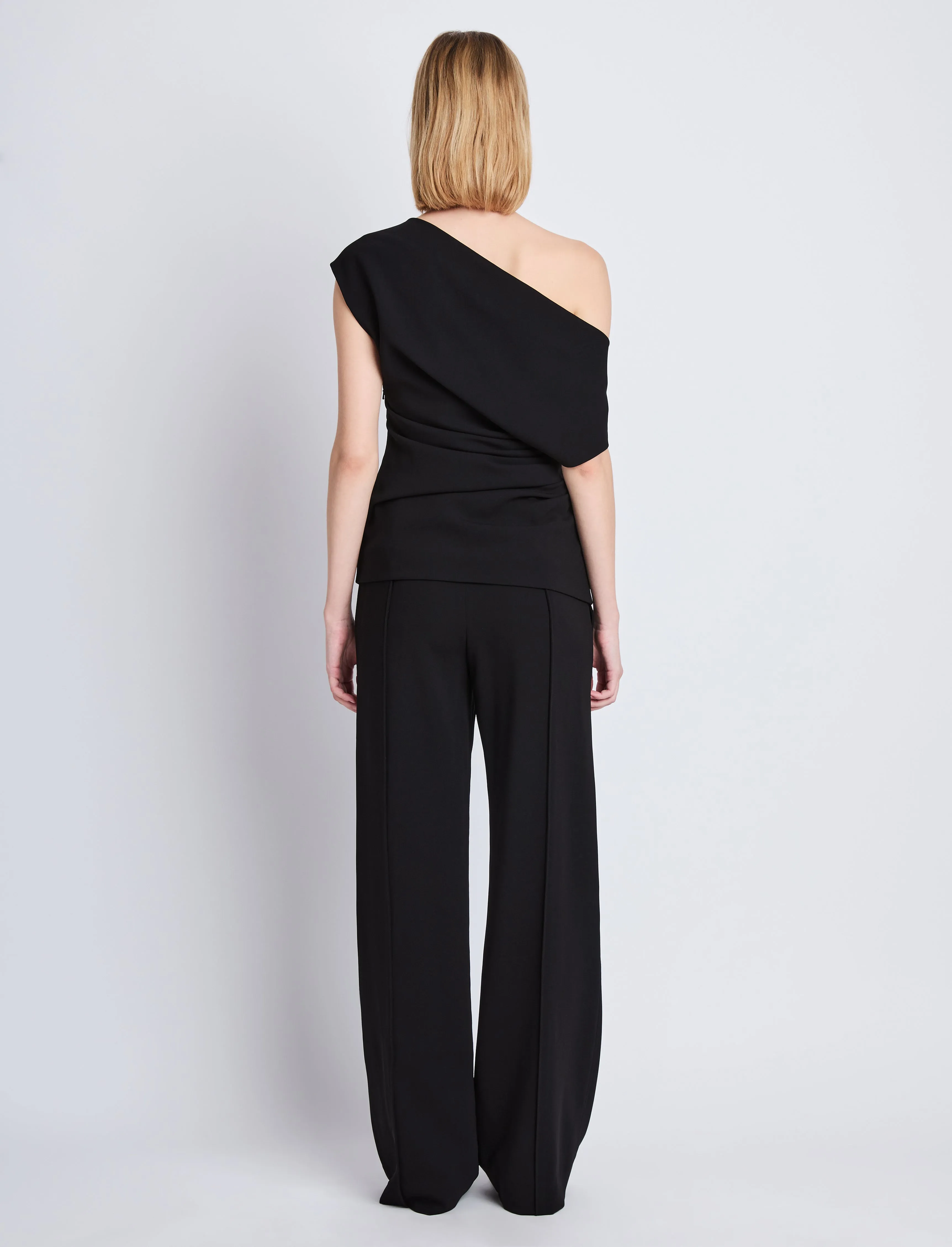 Francesa Off The Shoulder Top in Matte Double Crepe sold by Proenza Schouler product image thumbnail 5
