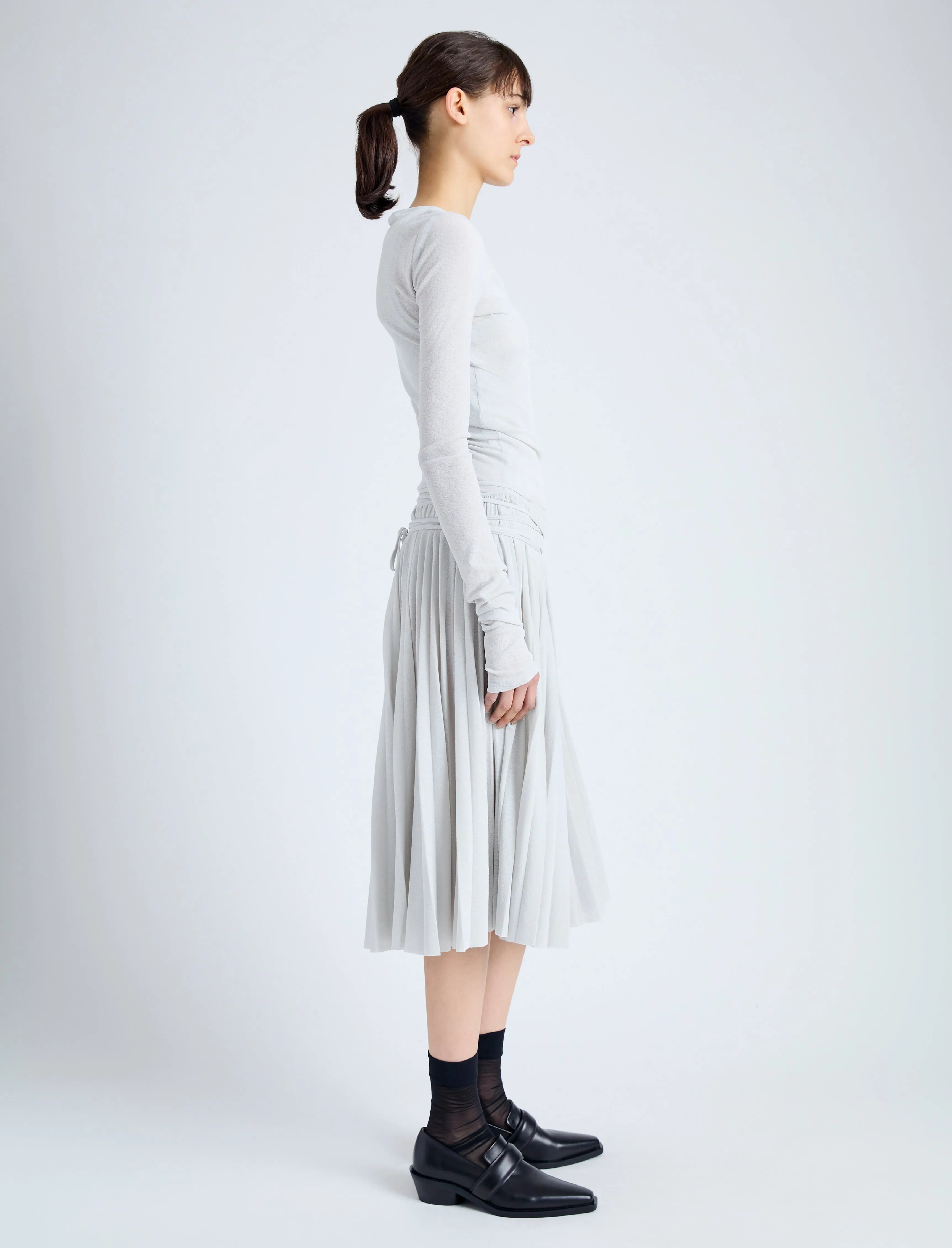 Margo Skirt in Gauzy Jersey sold by Proenza Schouler product image thumbnail 3