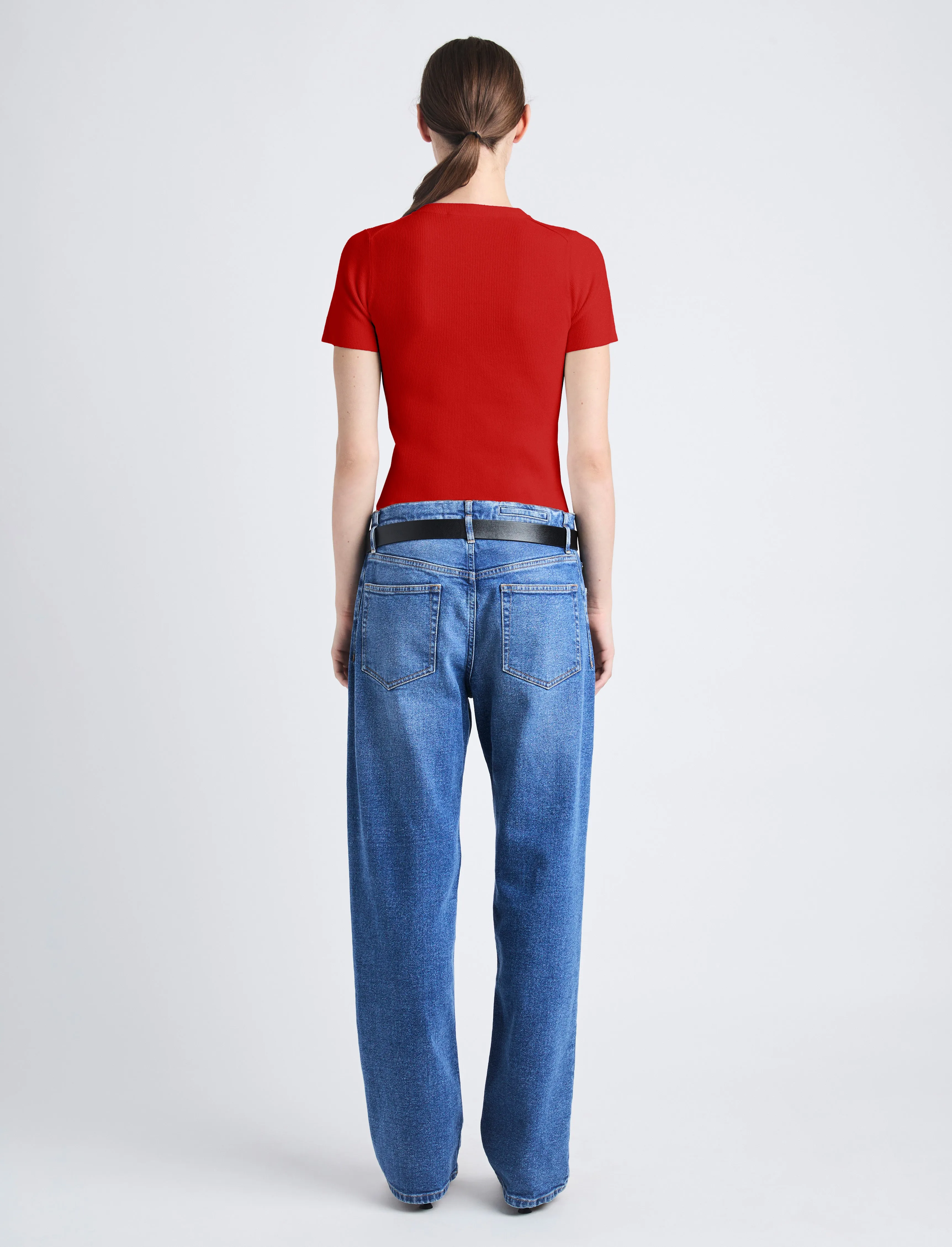 Sky Top in Matte Viscose Rib sold by Proenza Schouler product image thumbnail 5