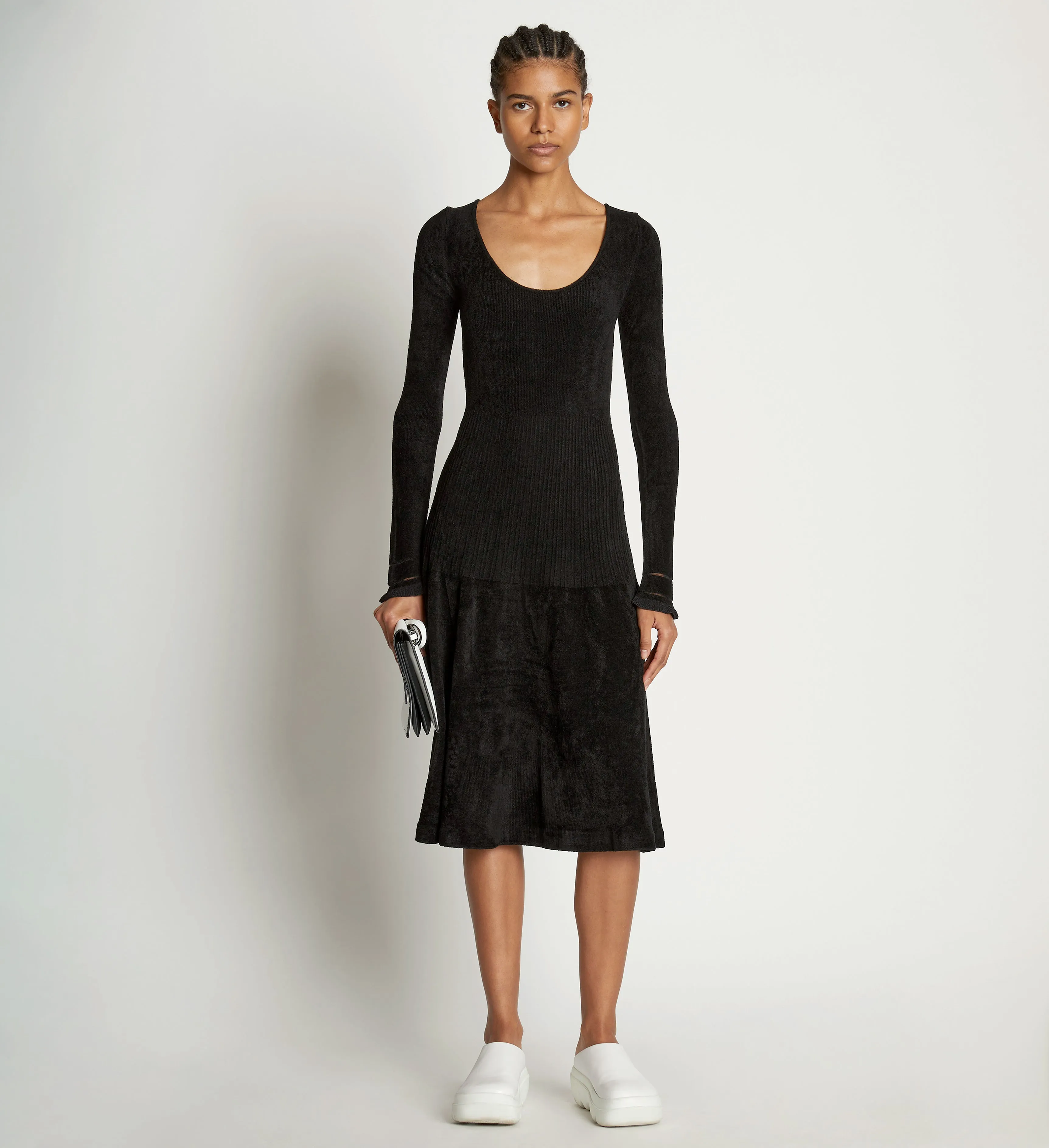 Scoop Neck Chenille Dress sold by Proenza Schouler product image thumbnail 2