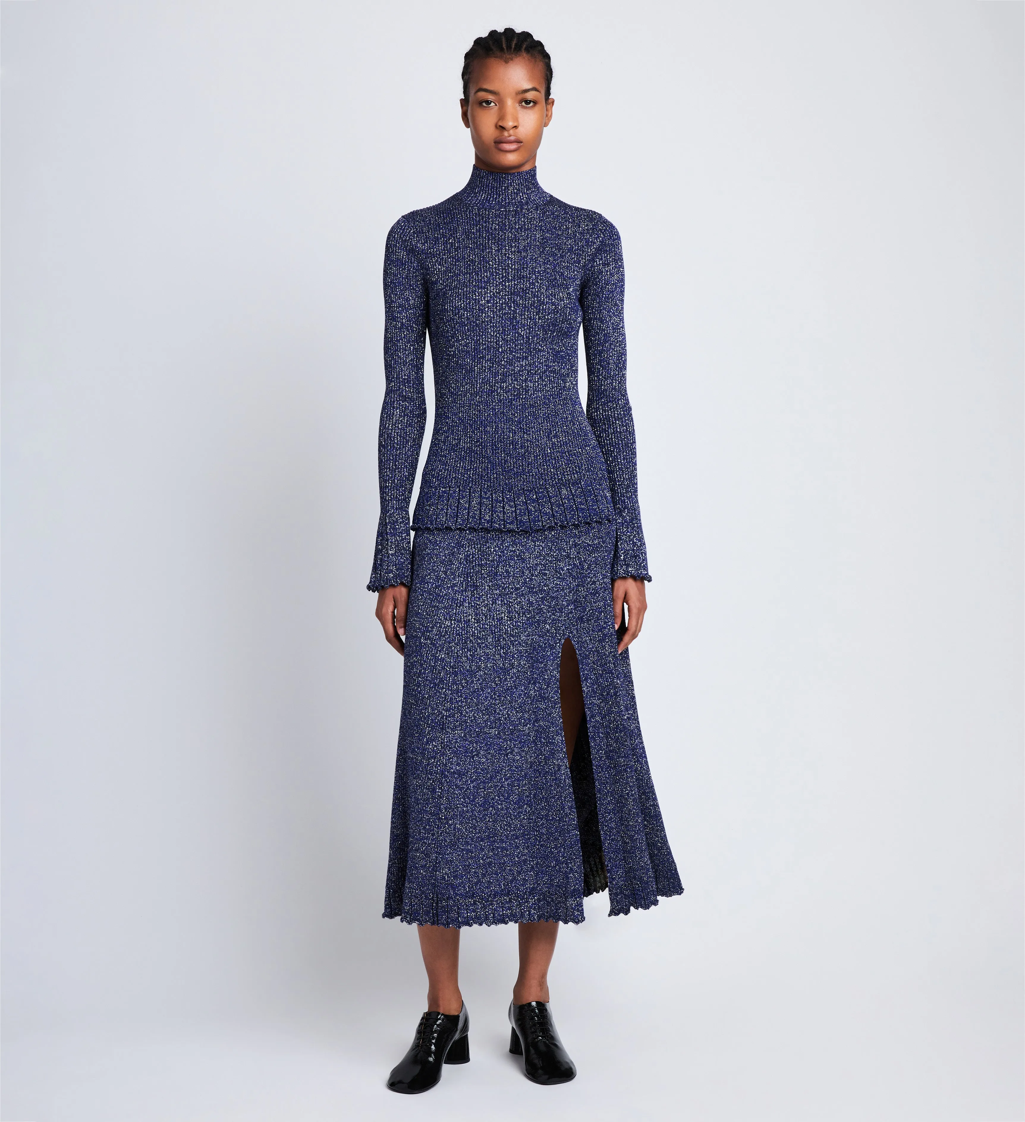Avery Turtleneck in Marled Lurex sold by Proenza Schouler product image thumbnail 3