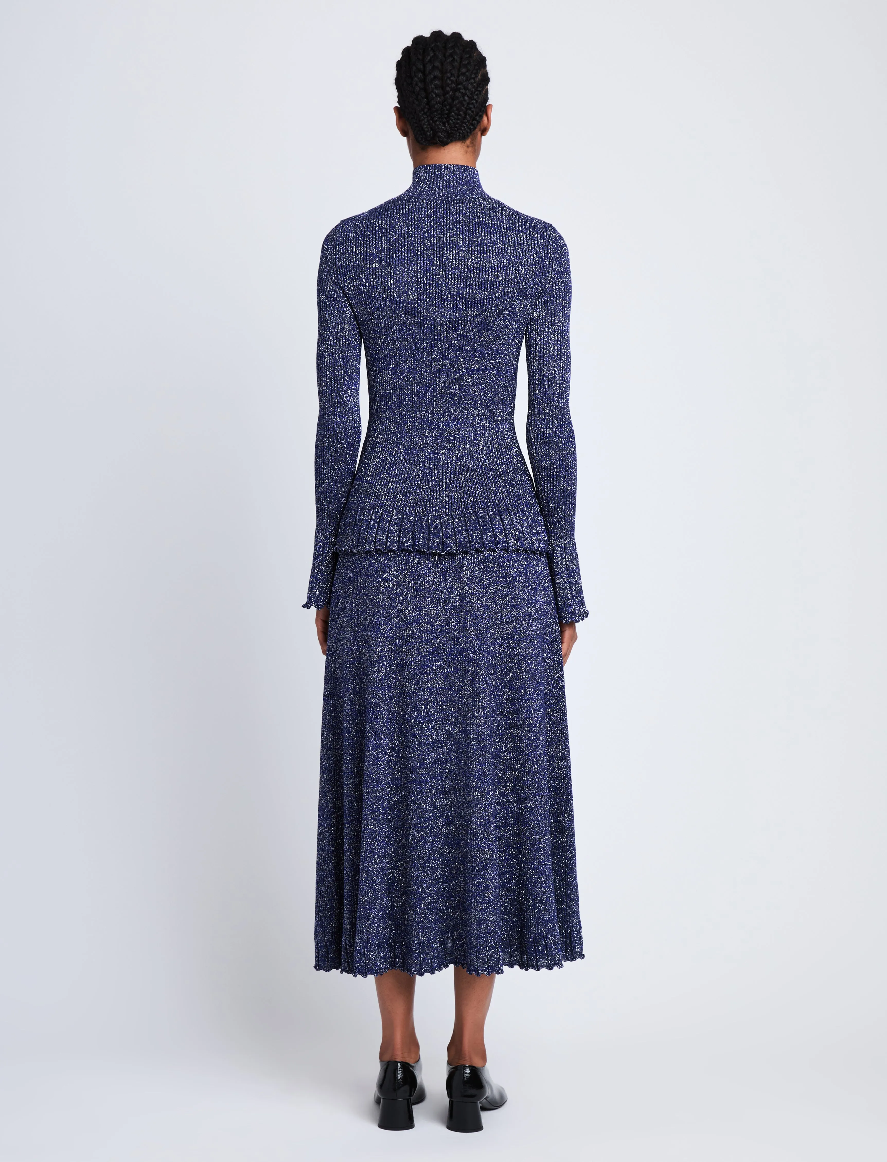 Avery Turtleneck in Marled Lurex sold by Proenza Schouler product image thumbnail 5