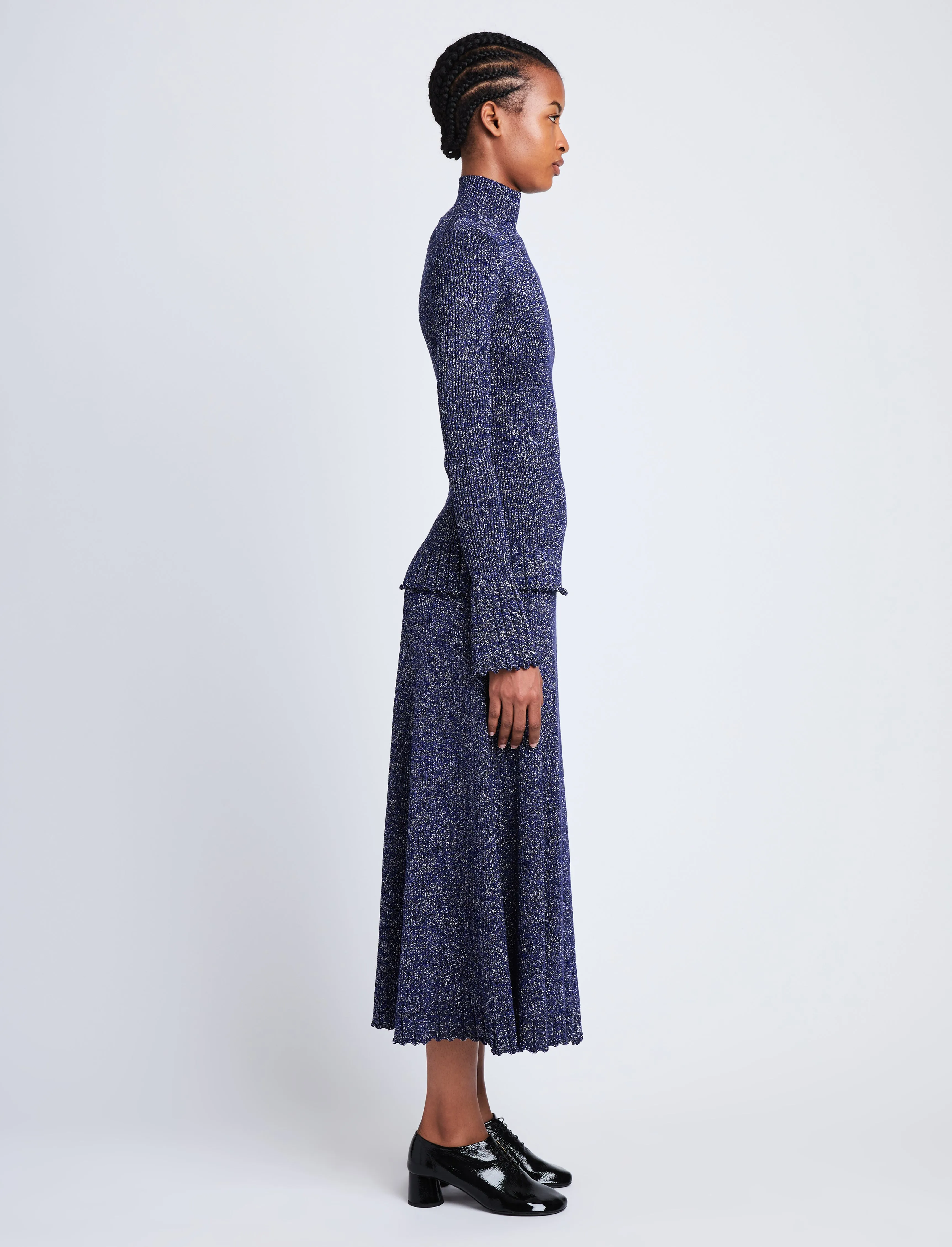 Avery Turtleneck in Marled Lurex sold by Proenza Schouler product image thumbnail 4