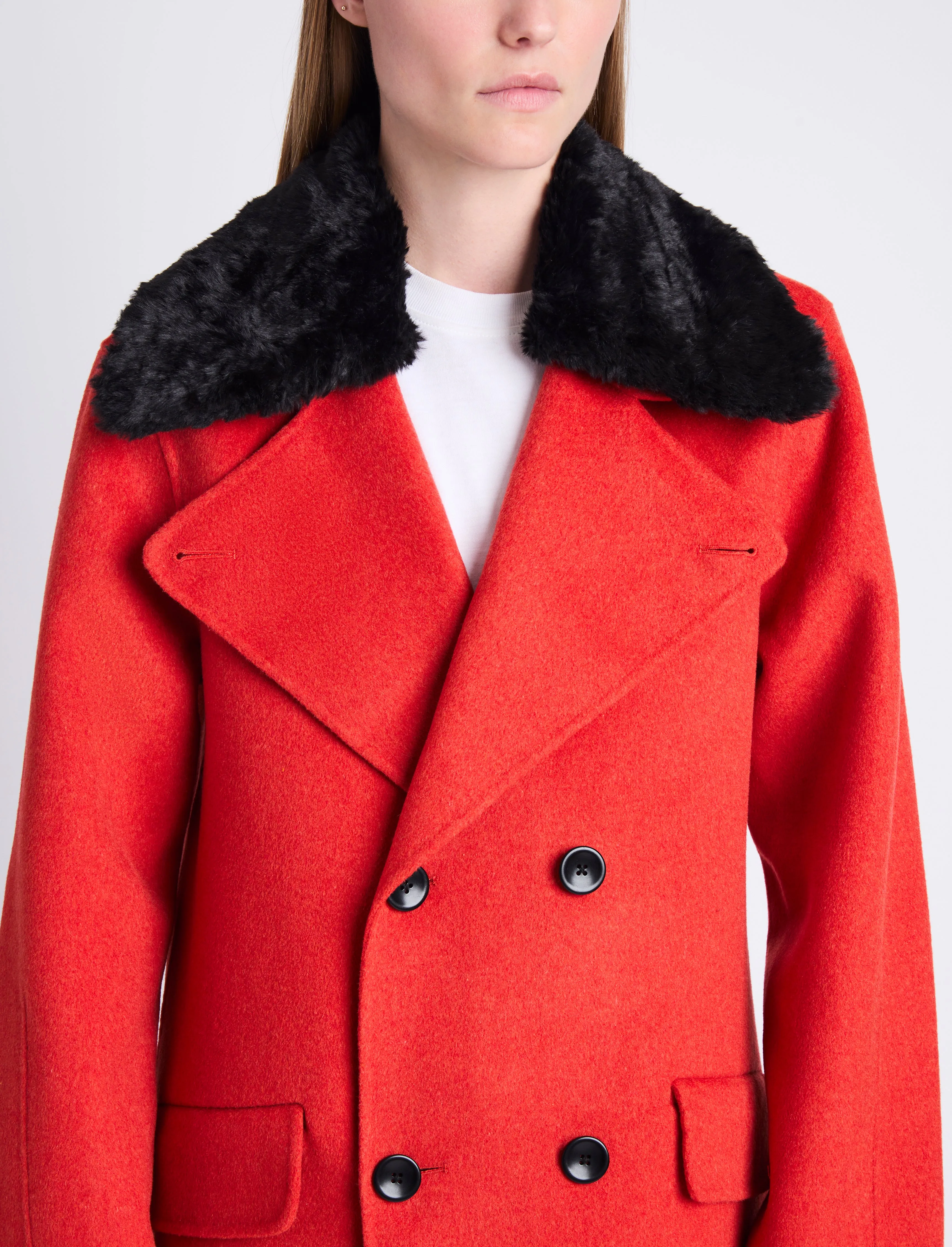 Emma Coat in Double Face Wool sold by Proenza Schouler product image thumbnail 5