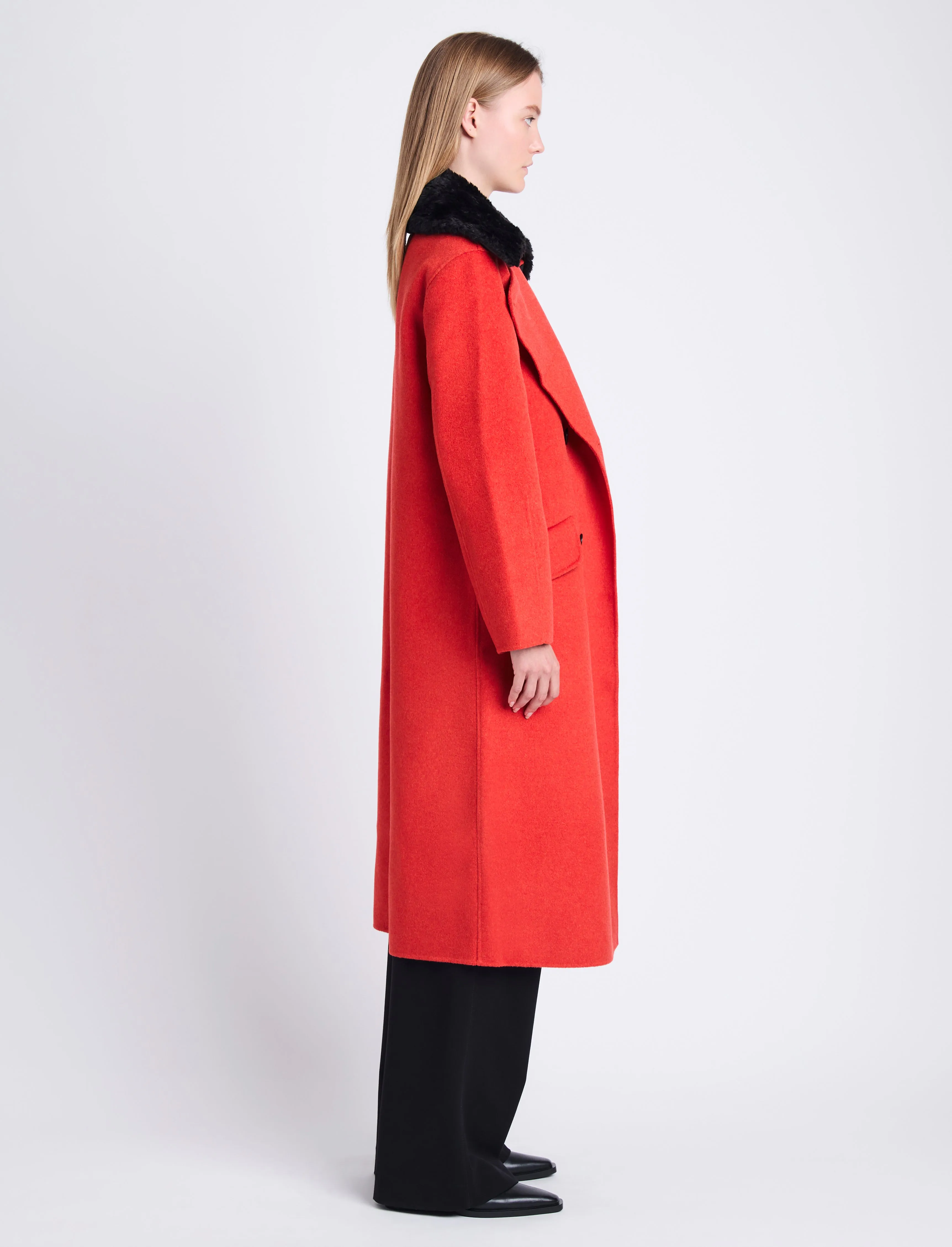 Emma Coat in Double Face Wool sold by Proenza Schouler product image thumbnail 3