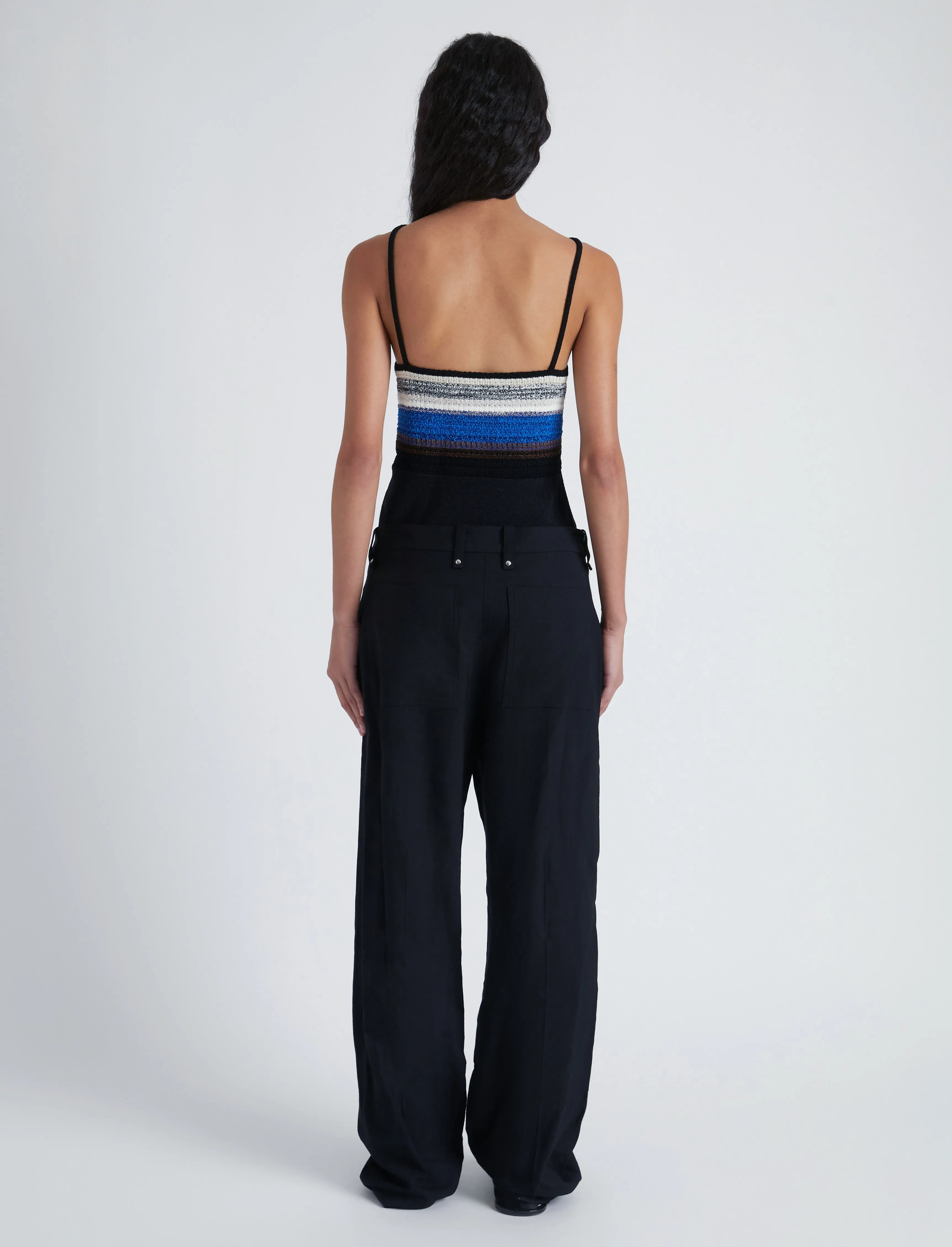 Bella Tank in Crochet Stripe Knit sold by Proenza Schouler product image thumbnail 5
