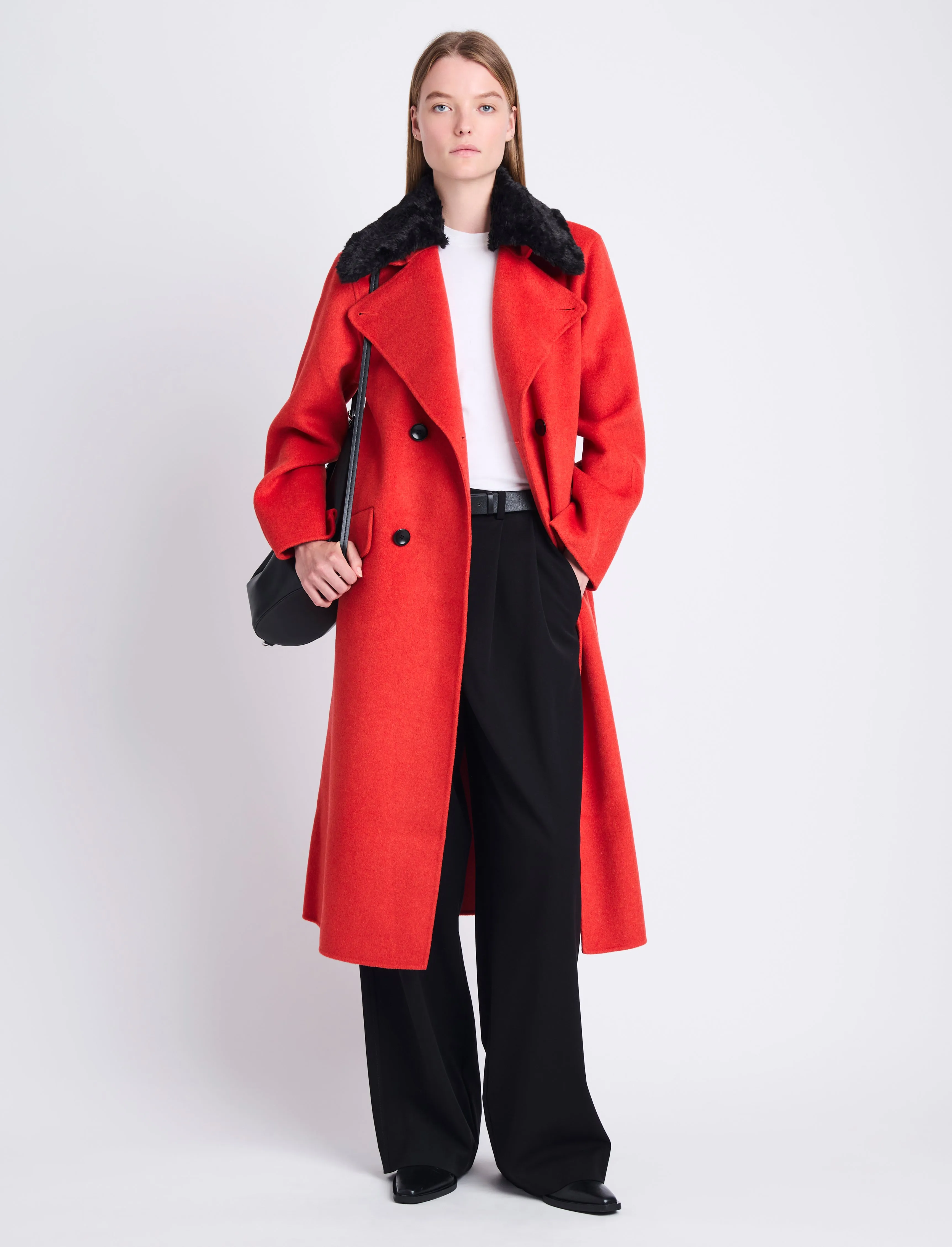 Emma Coat in Double Face Wool sold by Proenza Schouler product image thumbnail 2