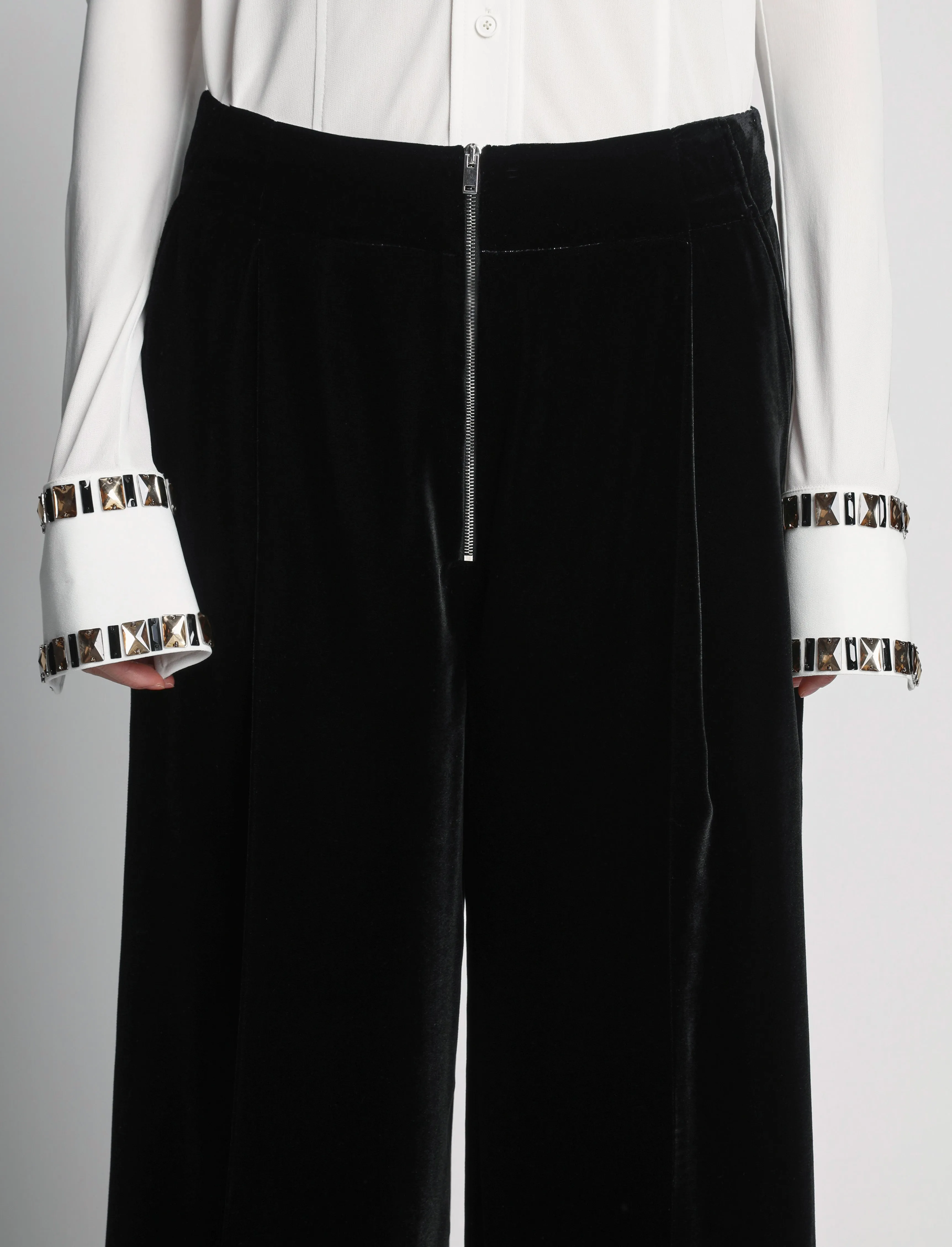 Silk Viscose Velvet Trouser sold by Proenza Schouler product image thumbnail 5