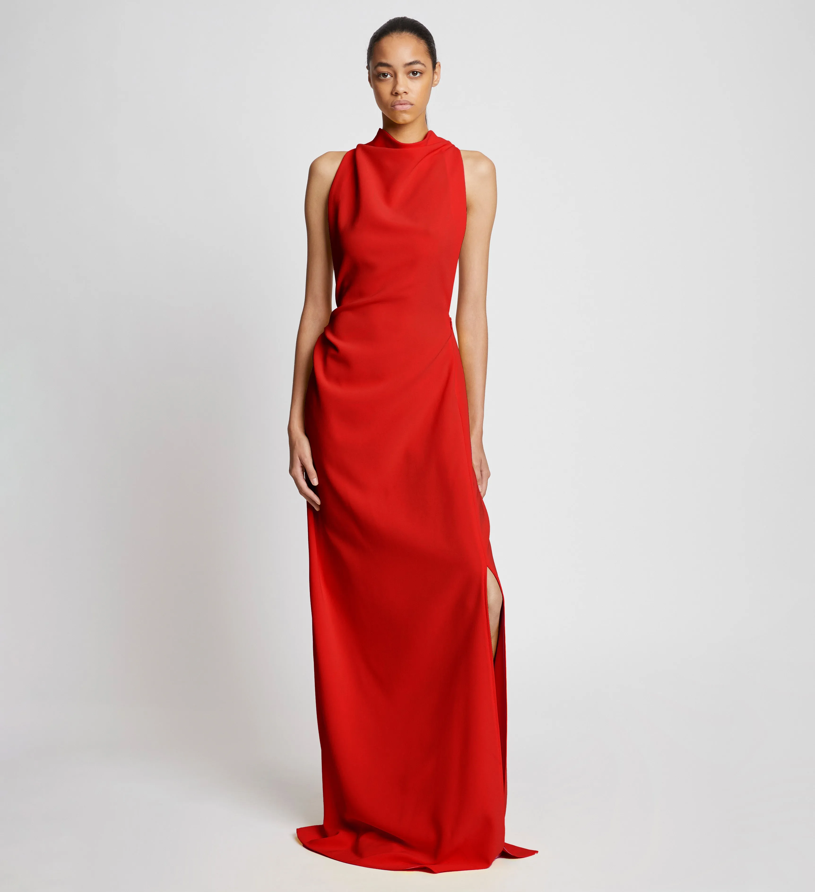 Faye Backless Twist Back Dress in Matte Double Crepe sold by Proenza Schouler product image thumbnail 2
