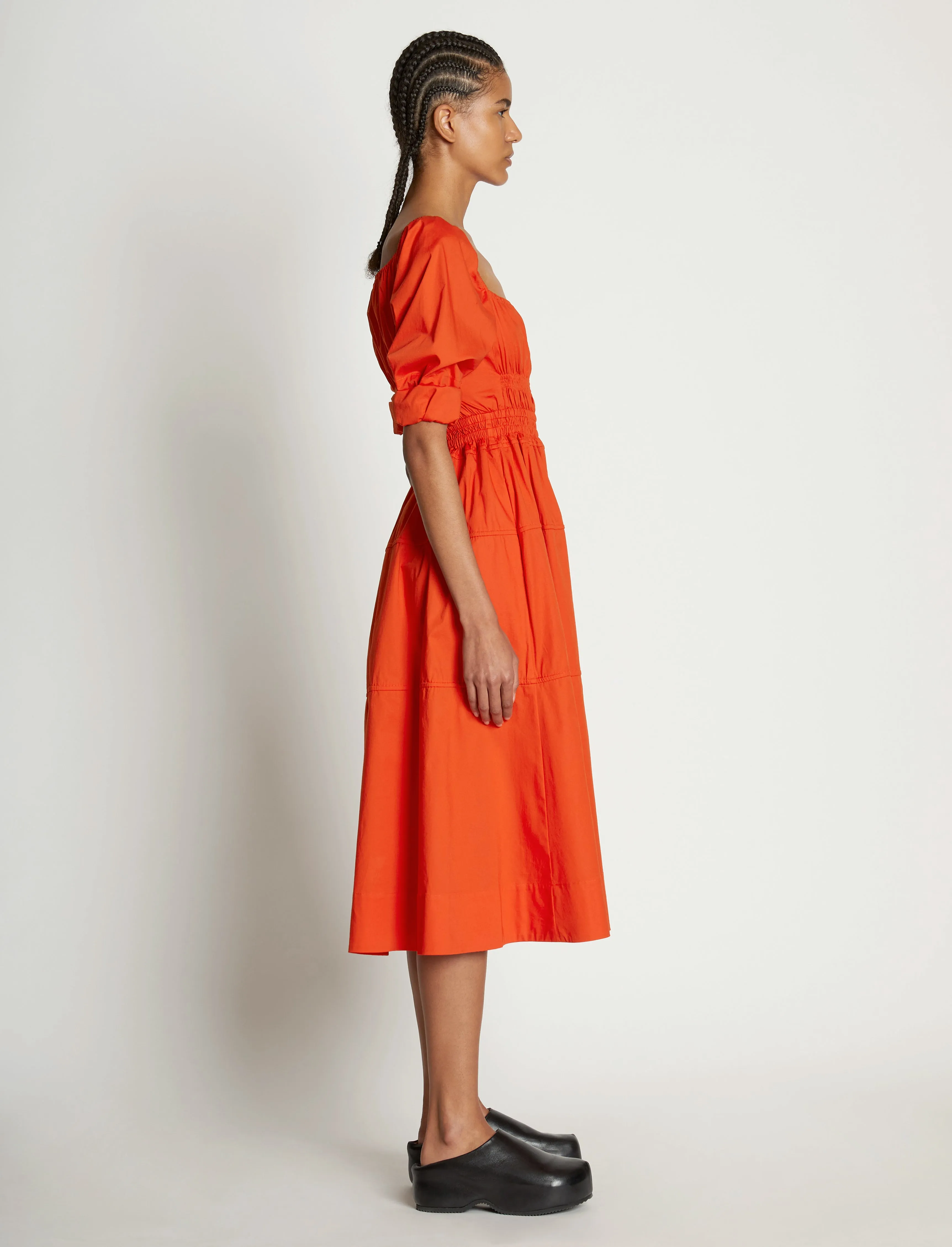 Square Neck Poplin Dress sold by Proenza Schouler product image thumbnail 3