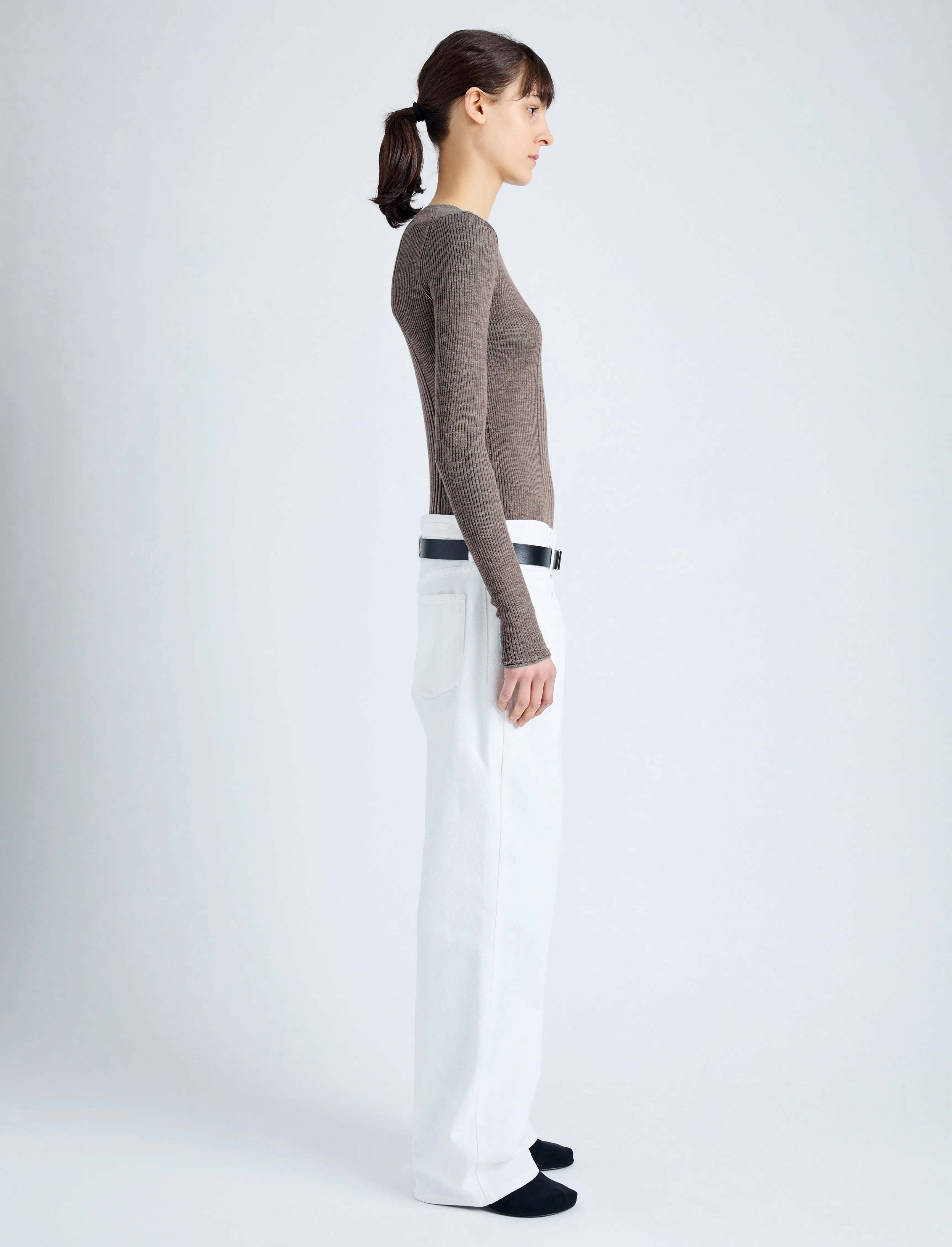 Cassidy Sweater in Superfine Merino Silk sold by Proenza Schouler product image thumbnail 4