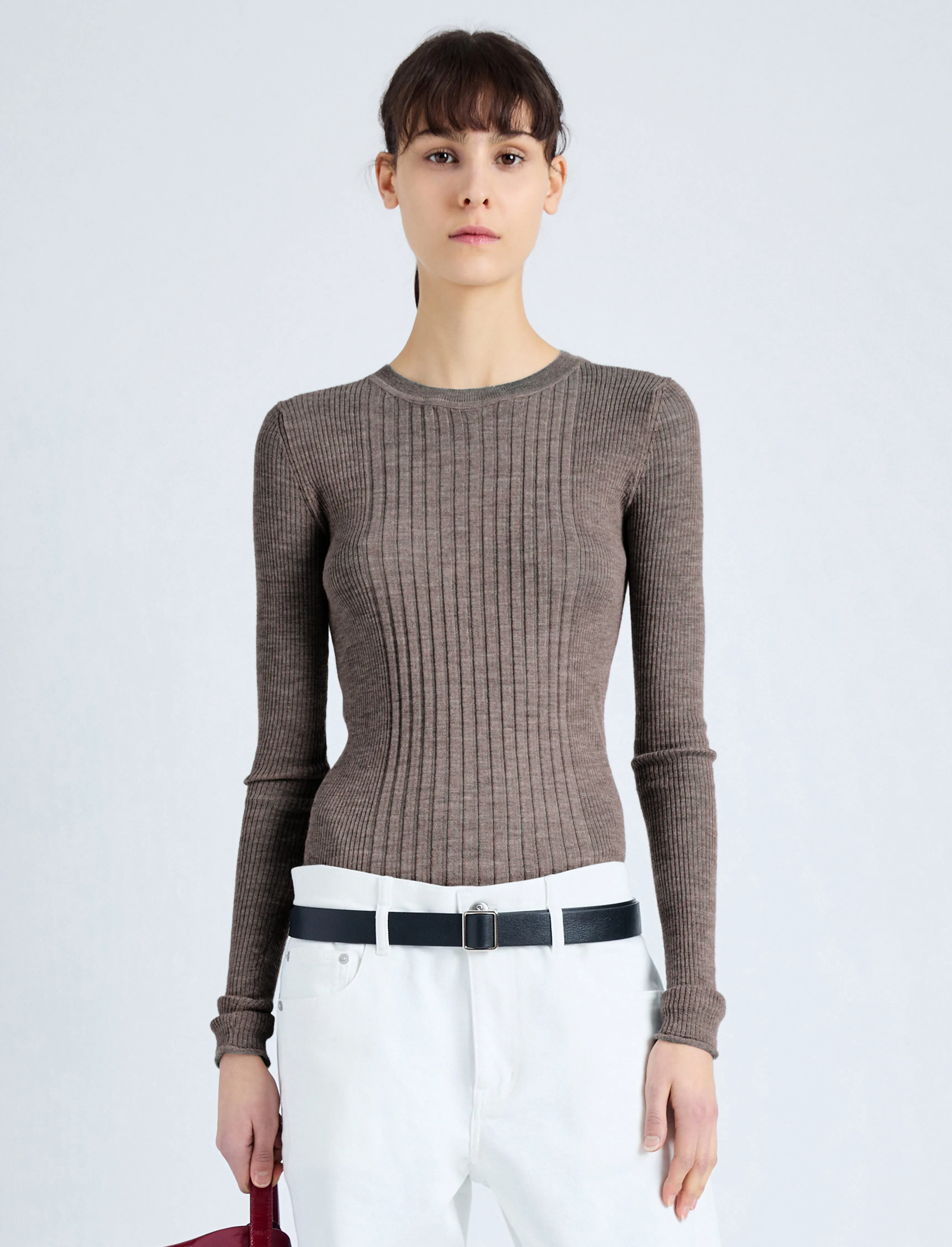 Cassidy Sweater in Superfine Merino Silk sold by Proenza Schouler product image thumbnail 2