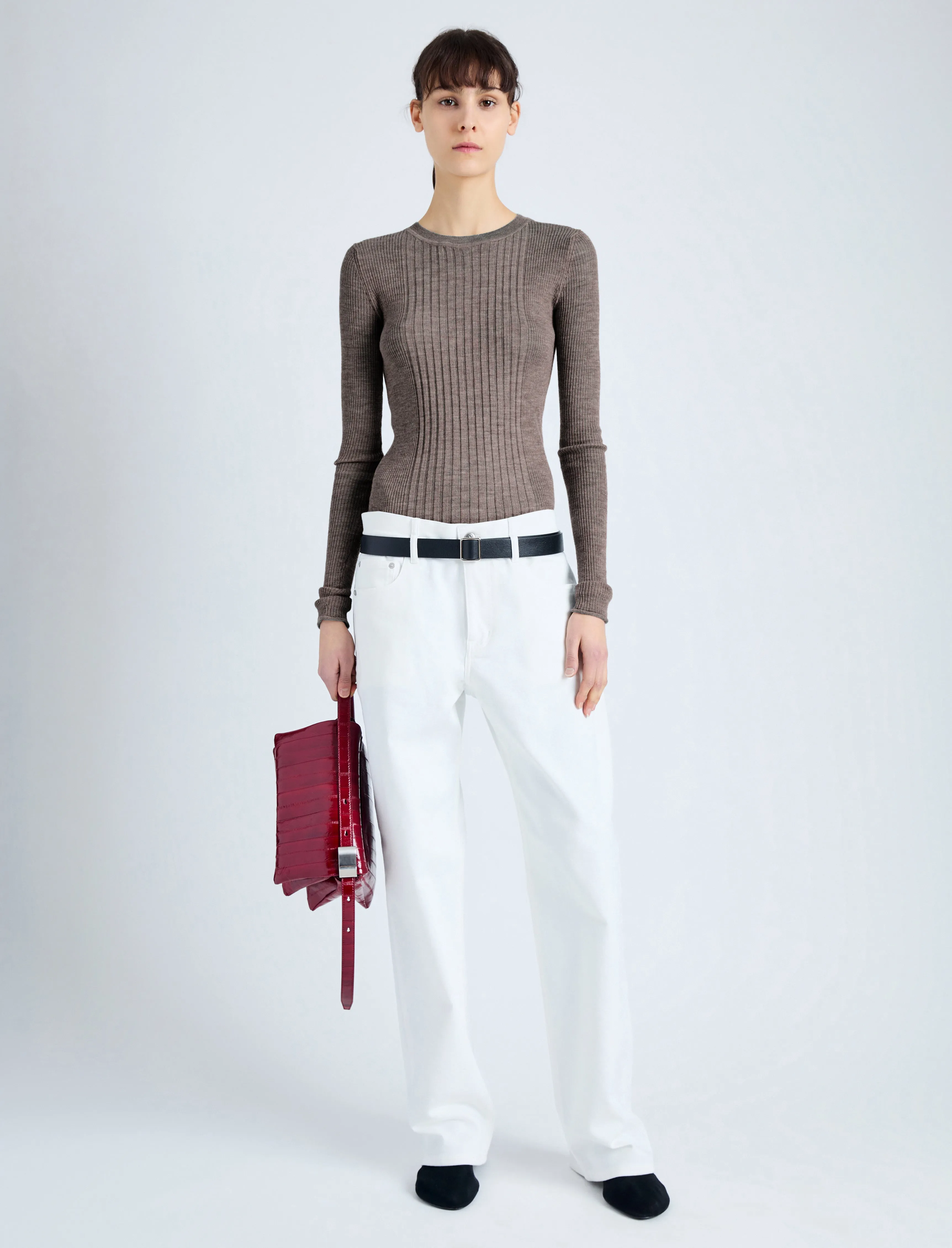 Cassidy Sweater in Superfine Merino Silk sold by Proenza Schouler product image thumbnail 3