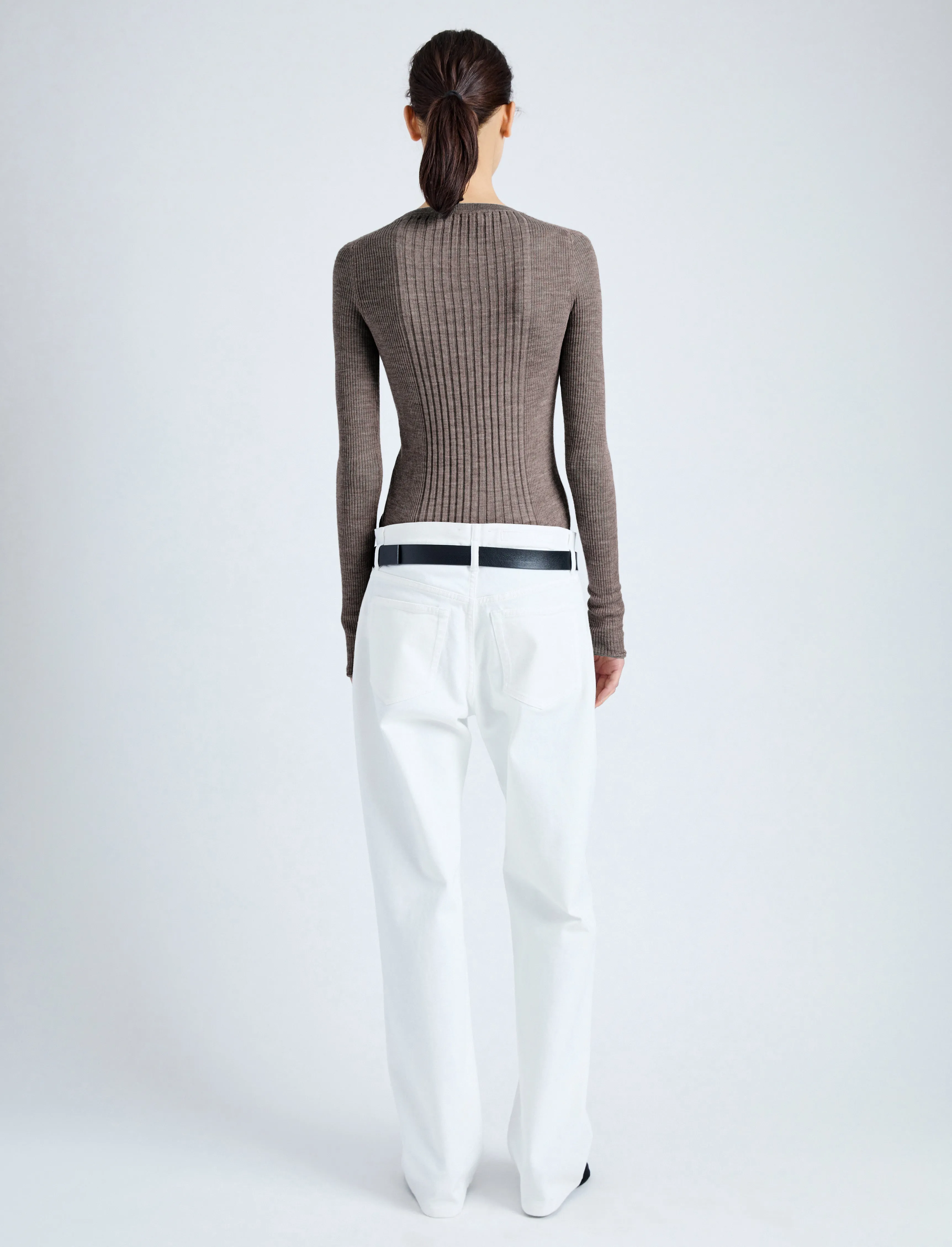 Cassidy Sweater in Superfine Merino Silk sold by Proenza Schouler product image thumbnail 5