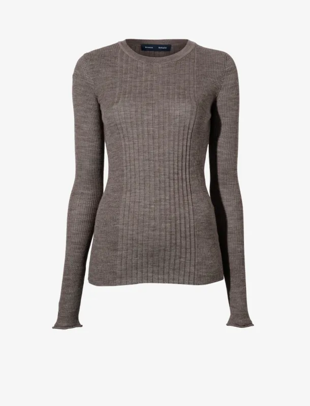 Cassidy Sweater in Superfine Merino Silk made by Proenza Schouler