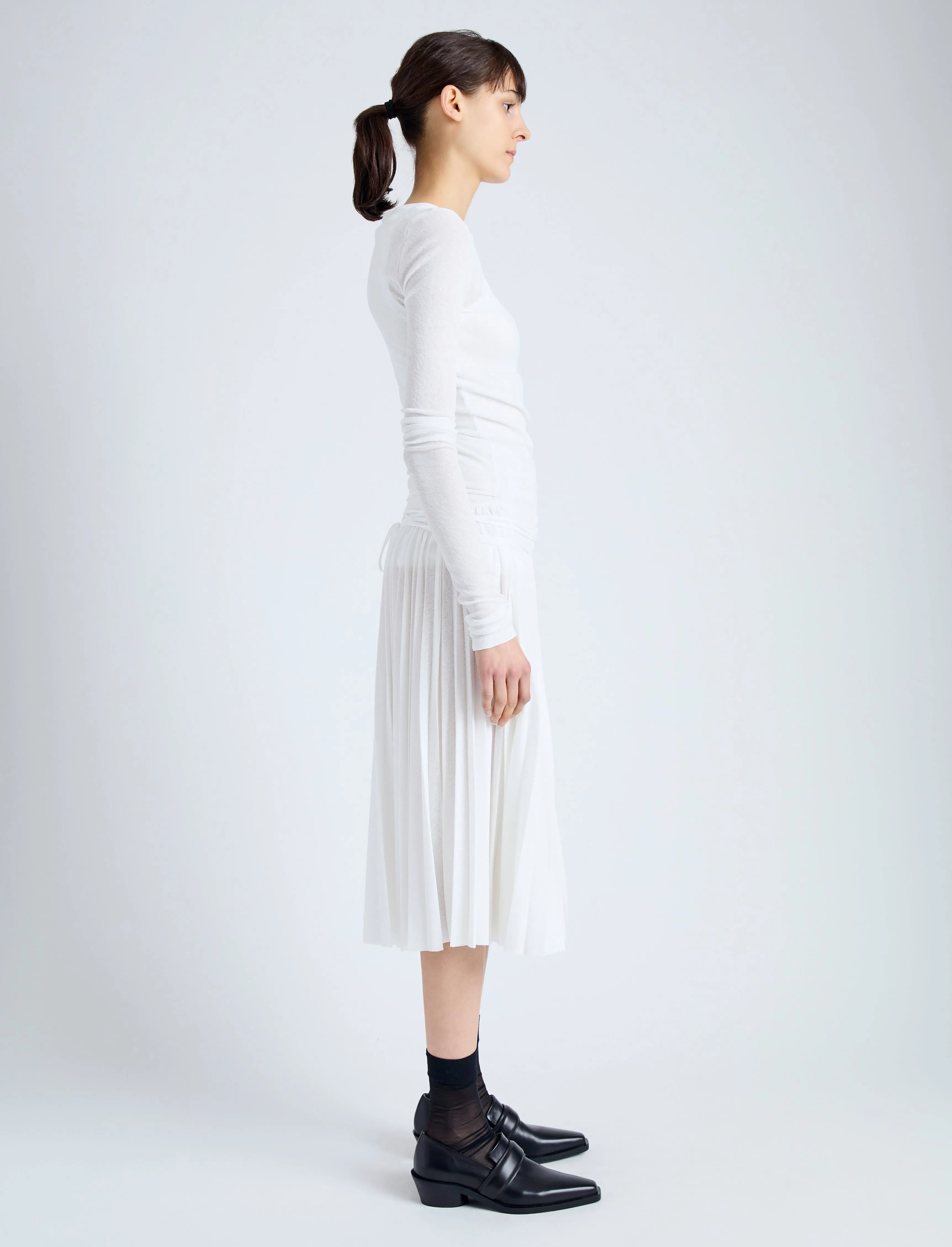 Margo Skirt in Gauzy Jersey sold by Proenza Schouler product image thumbnail 3