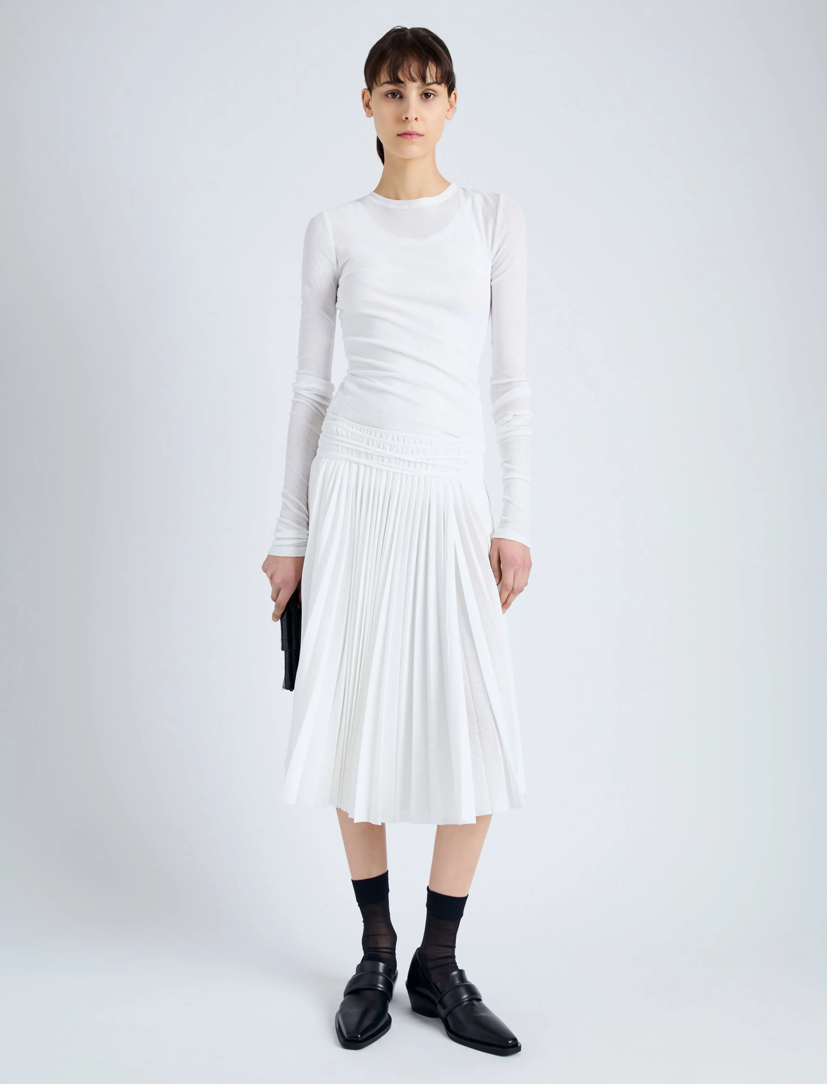 Margo Skirt in Gauzy Jersey sold by Proenza Schouler product image thumbnail 2