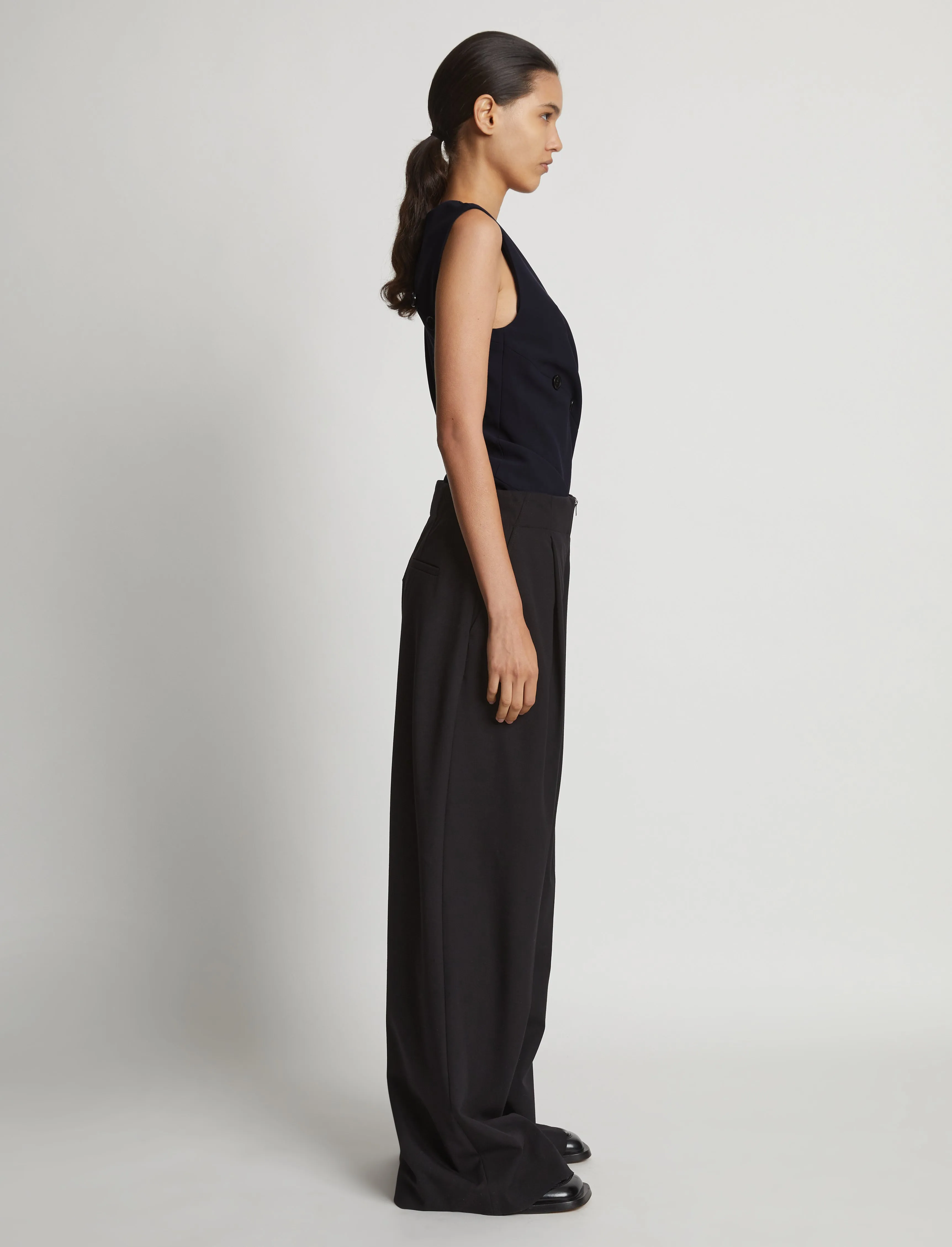 Matte Viscose Crepe Spiral Top sold by Proenza Schouler product image thumbnail 4
