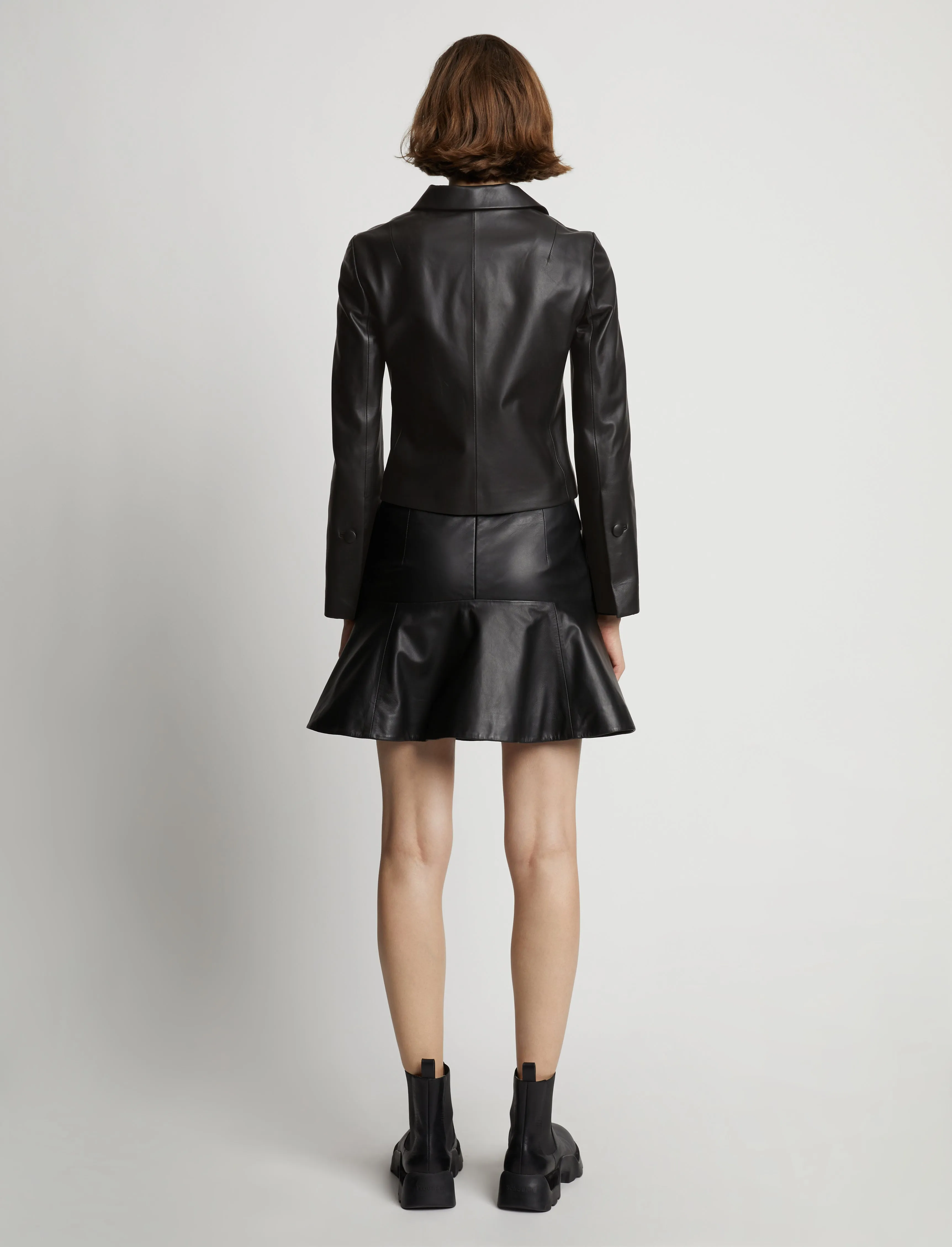 Cropped Leather Blazer sold by Proenza Schouler product image thumbnail 5