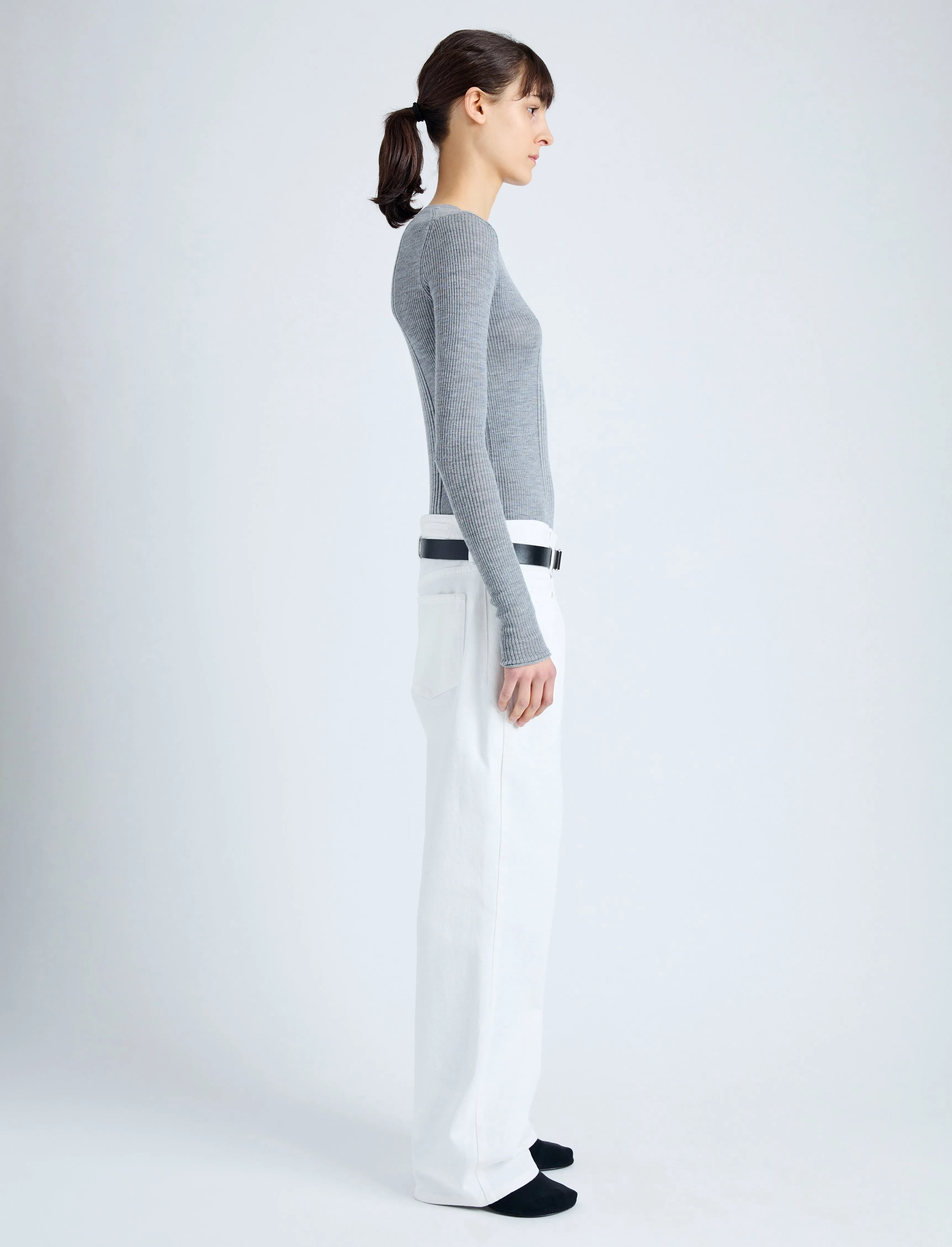 Cassidy Sweater in Superfine Merino Silk sold by Proenza Schouler product image thumbnail 4
