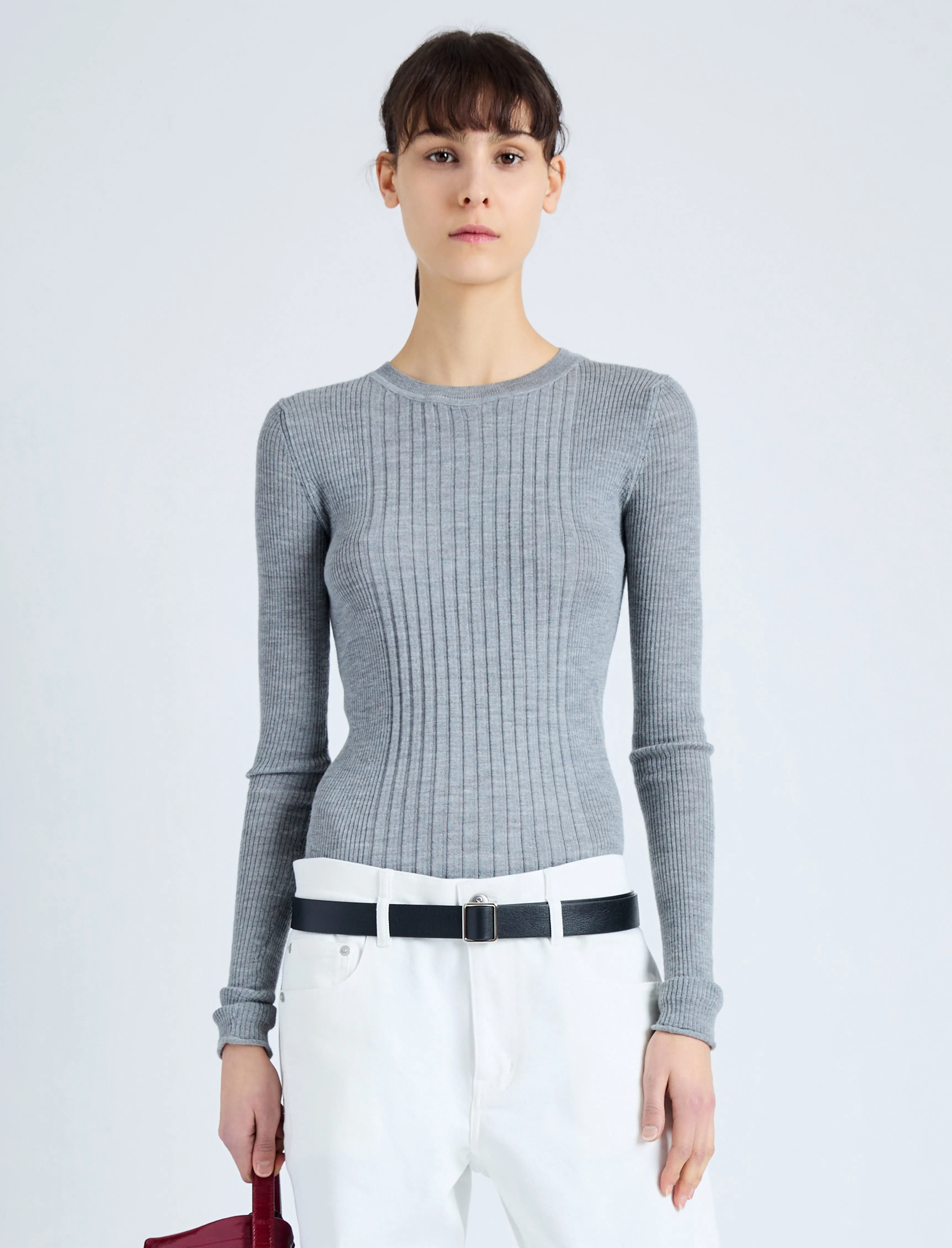 Cassidy Sweater in Superfine Merino Silk sold by Proenza Schouler product image thumbnail 2
