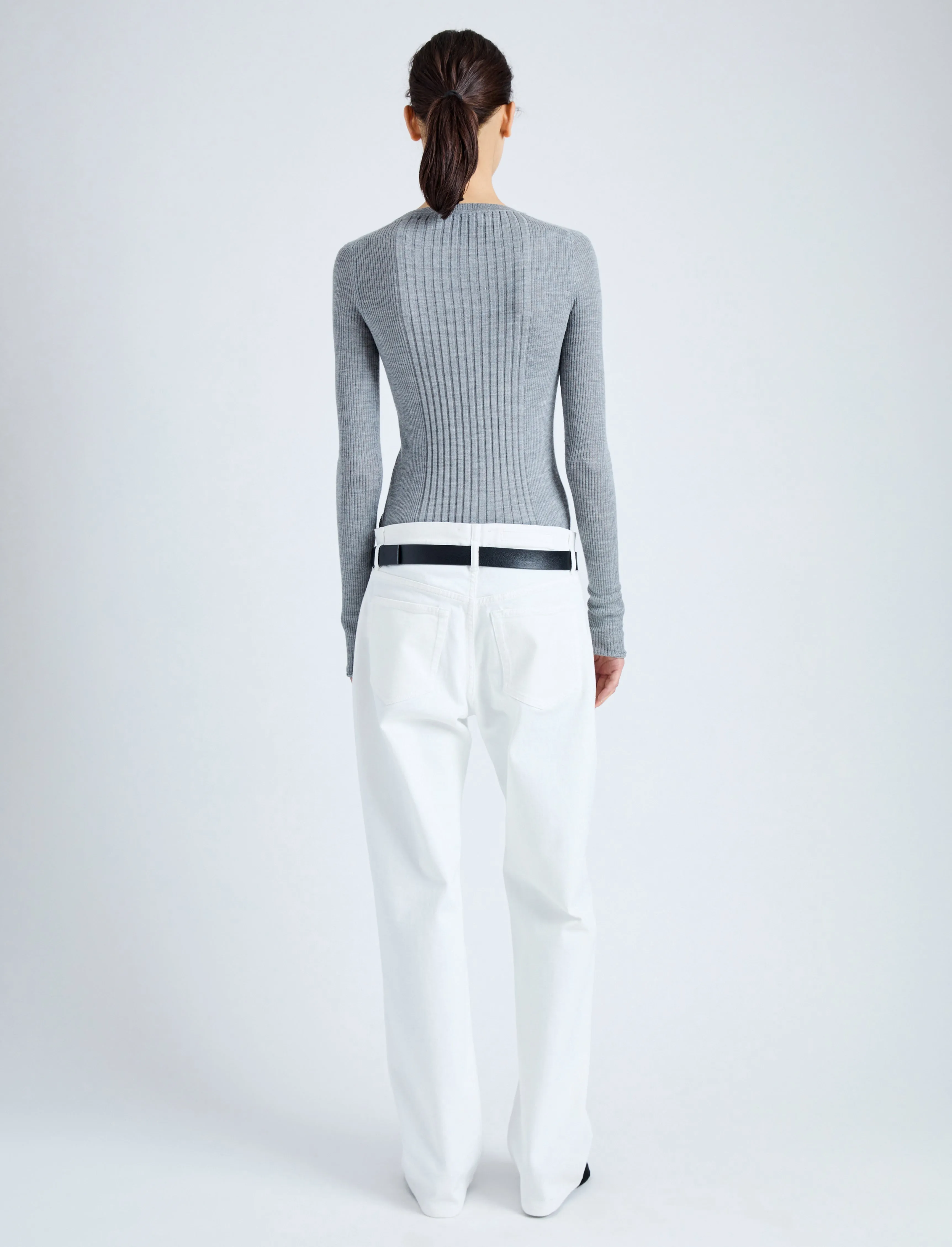 Cassidy Sweater in Superfine Merino Silk sold by Proenza Schouler product image thumbnail 5