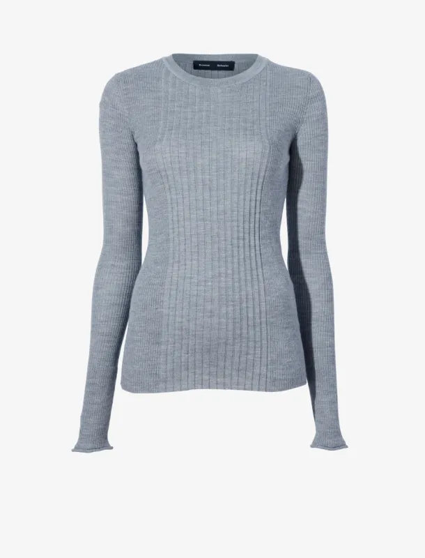 Cassidy Sweater in Superfine Merino Silk made by Proenza Schouler