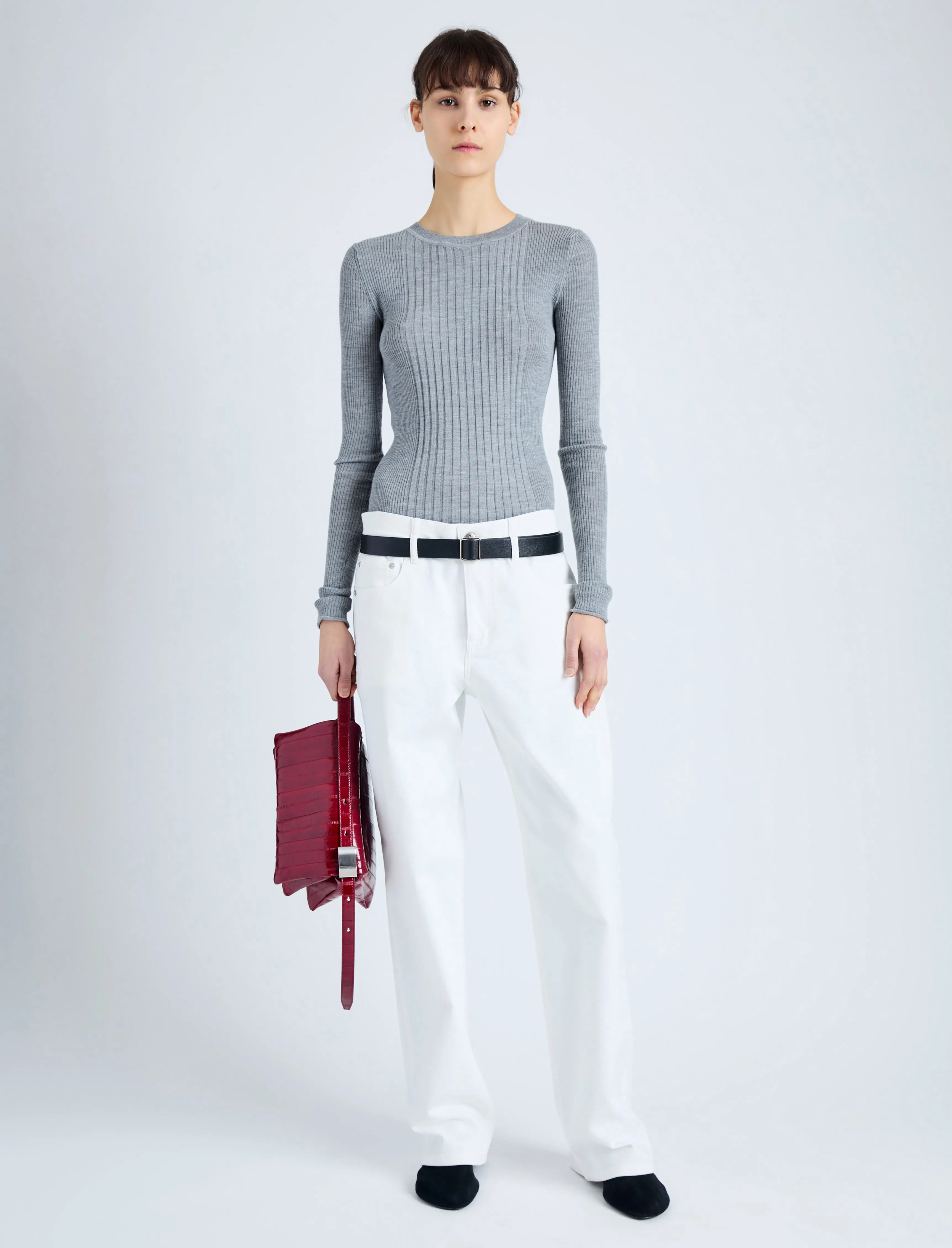 Cassidy Sweater in Superfine Merino Silk sold by Proenza Schouler product image thumbnail 3