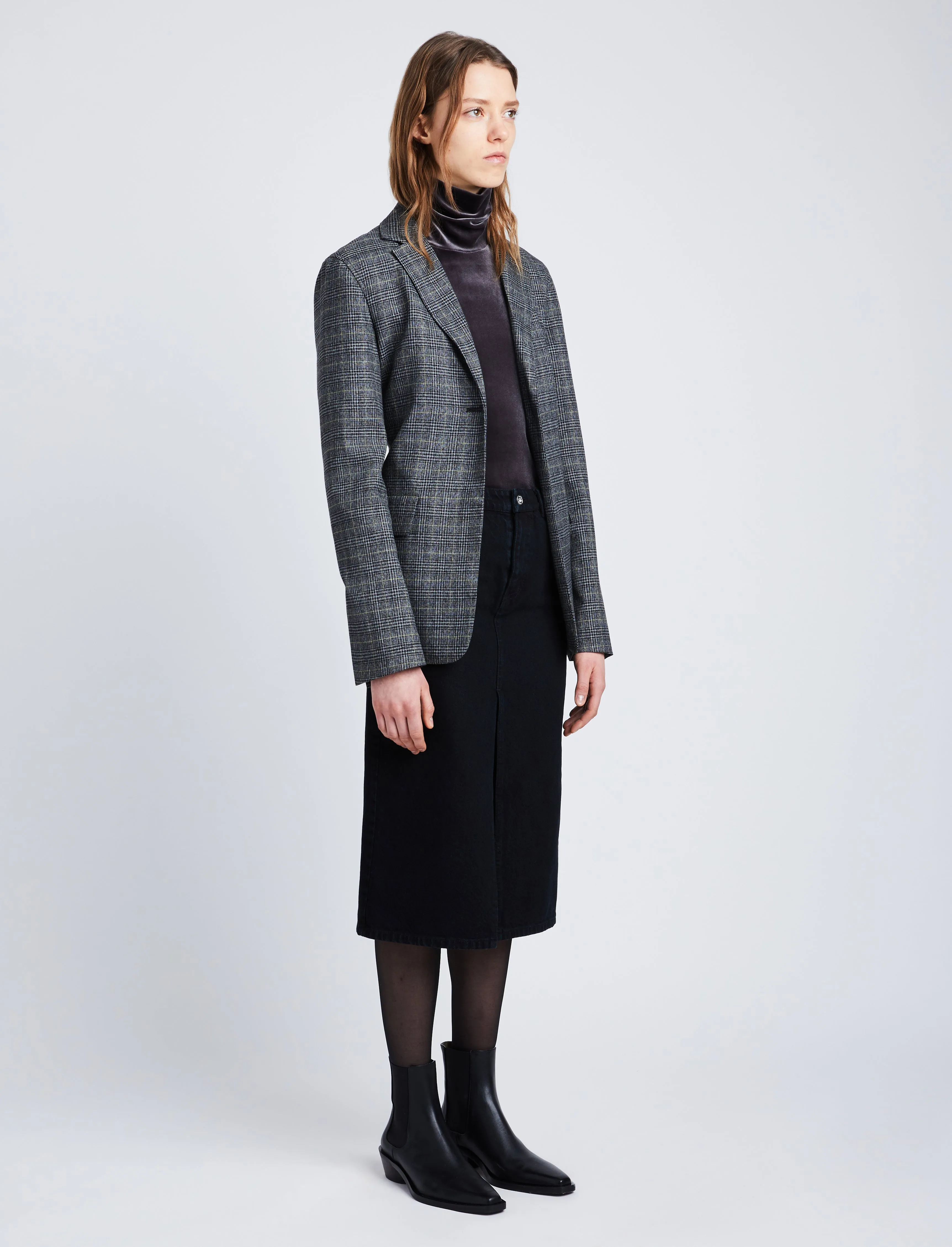 Plaid Suiting Blazer sold by Proenza Schouler product image thumbnail 4