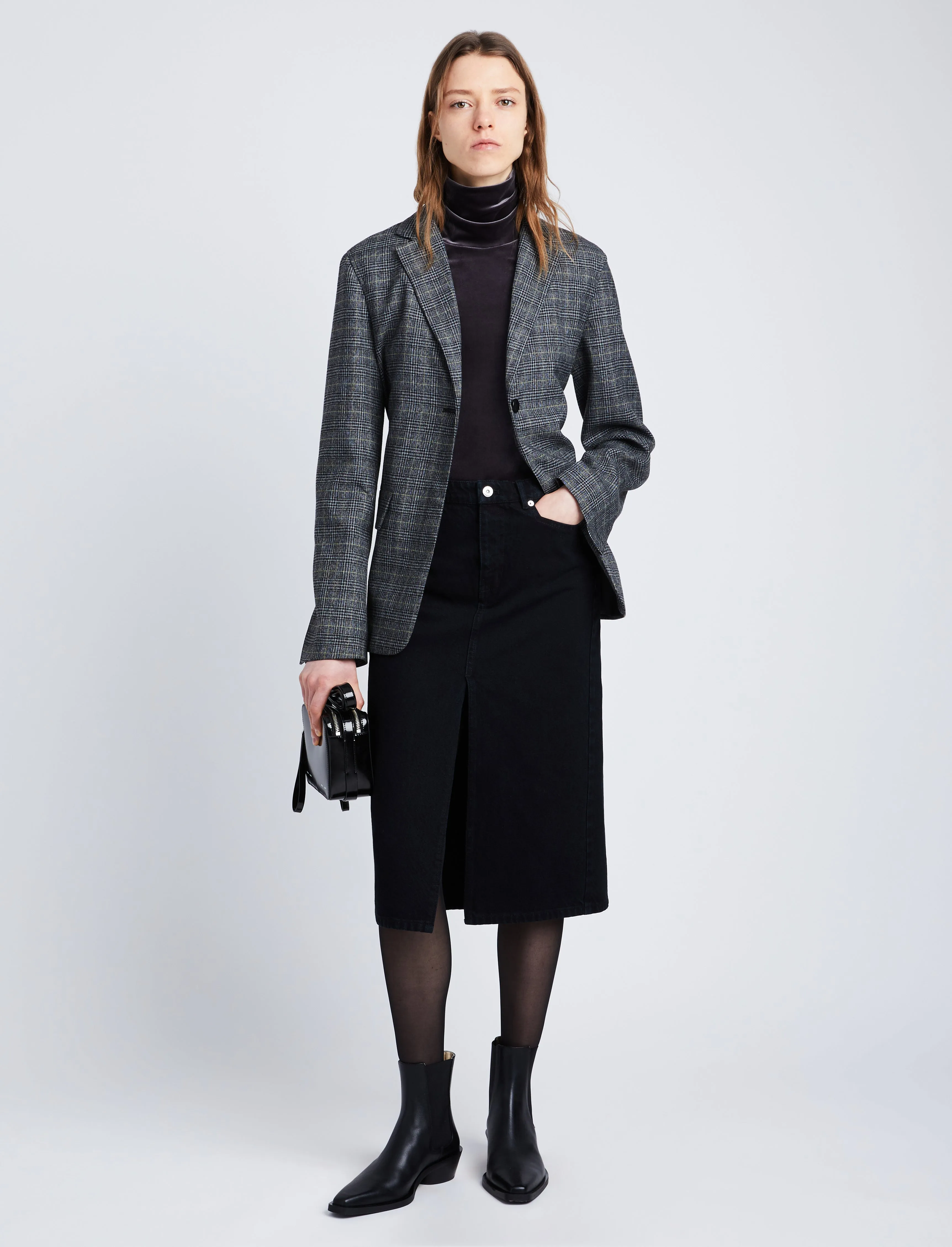 Plaid Suiting Blazer sold by Proenza Schouler product image thumbnail 3