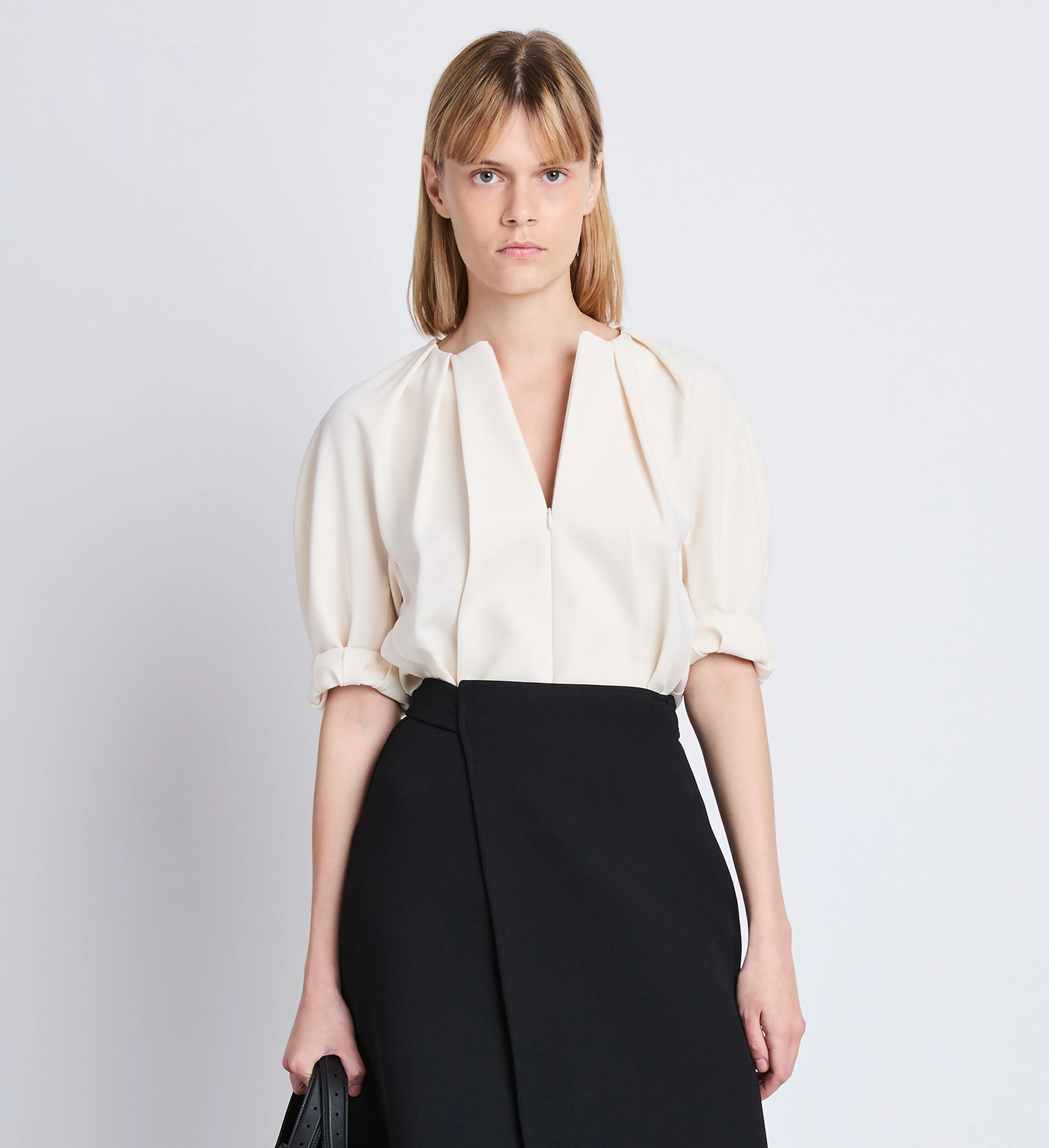 Georgia Top in Matte Viscose Crepe sold by Proenza Schouler product image thumbnail 2