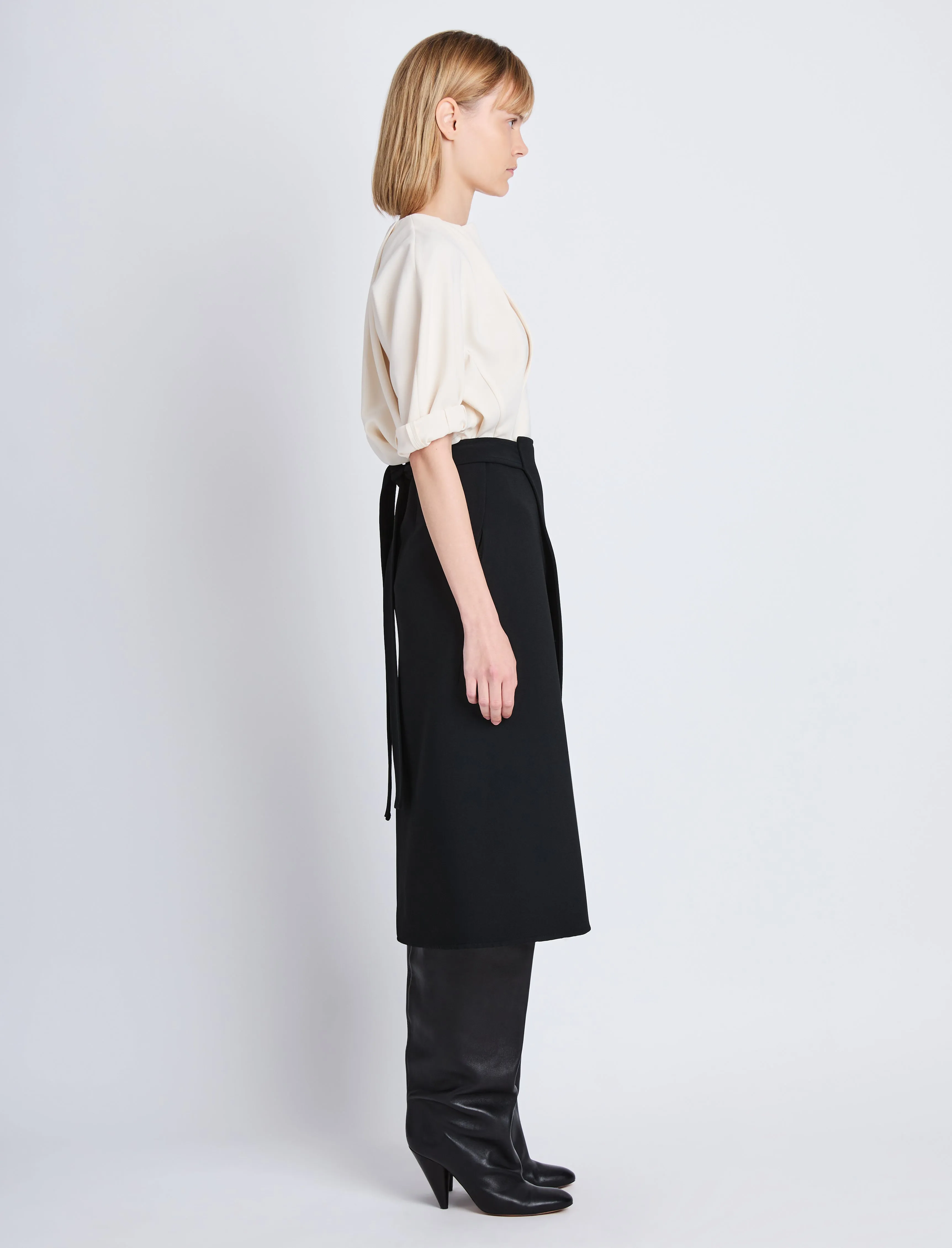 Georgia Top in Matte Viscose Crepe sold by Proenza Schouler product image thumbnail 4