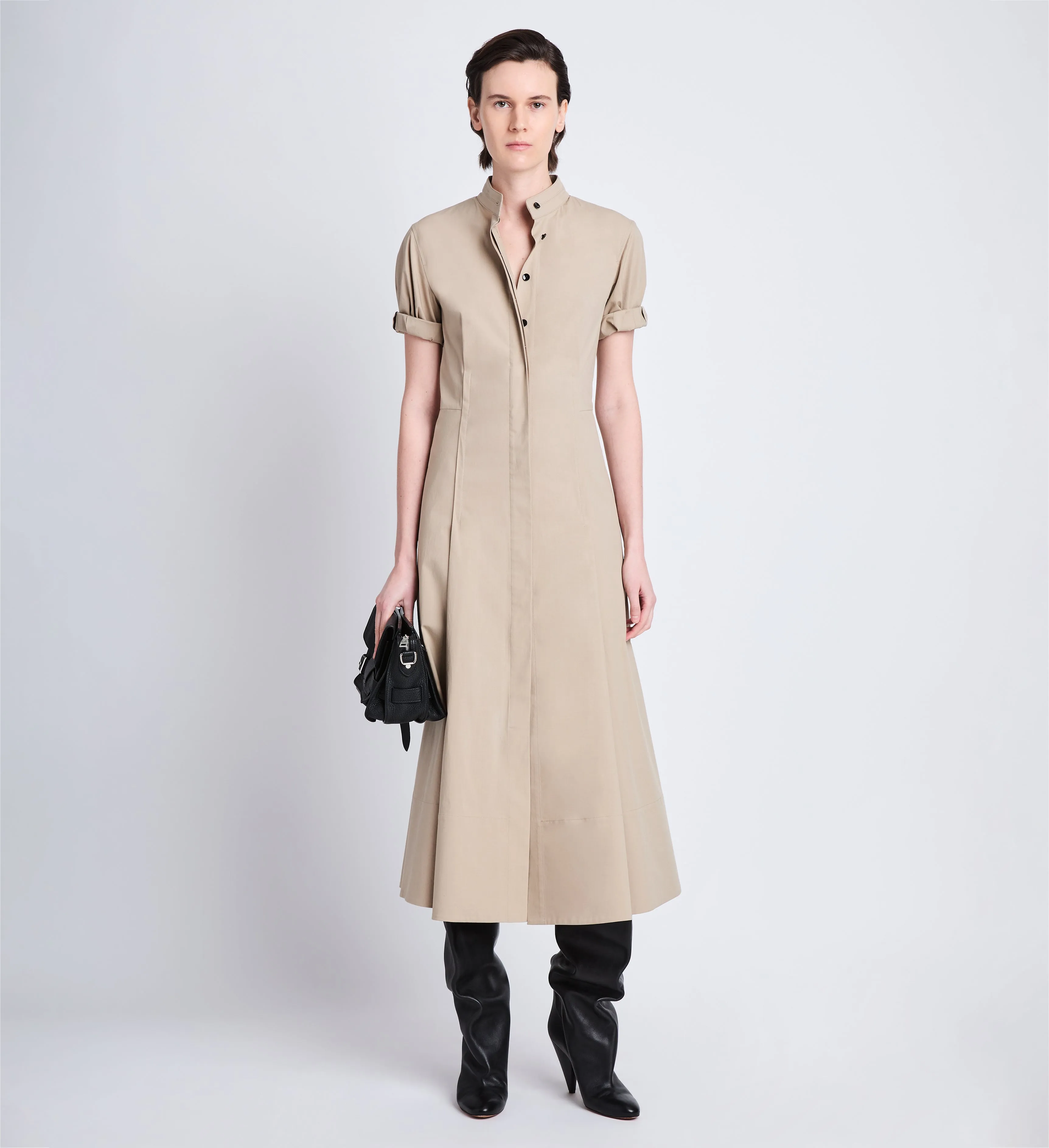 Tracey Dress in Eco Poplin sold by Proenza Schouler product image thumbnail 2