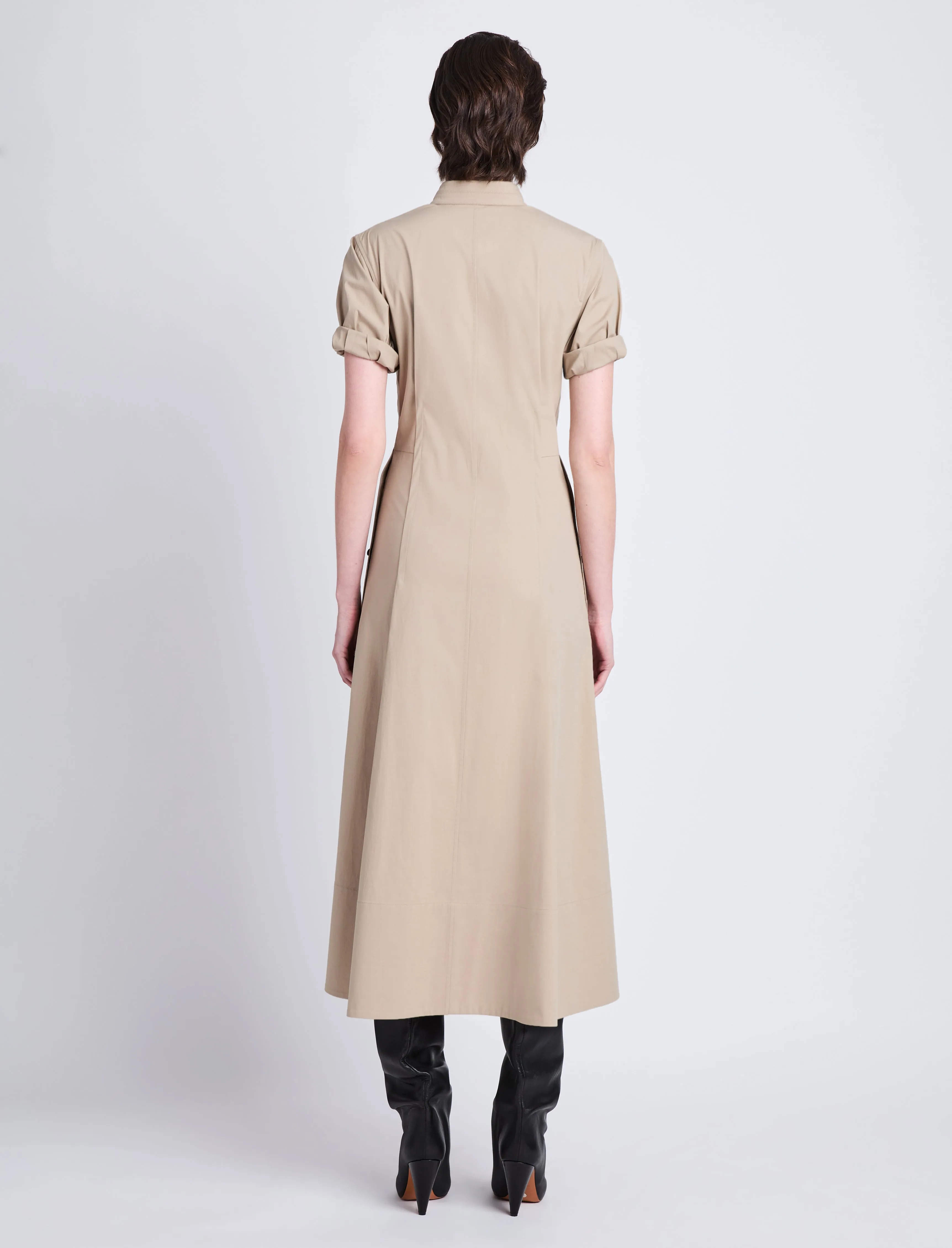Tracey Dress in Eco Poplin sold by Proenza Schouler product image thumbnail 4