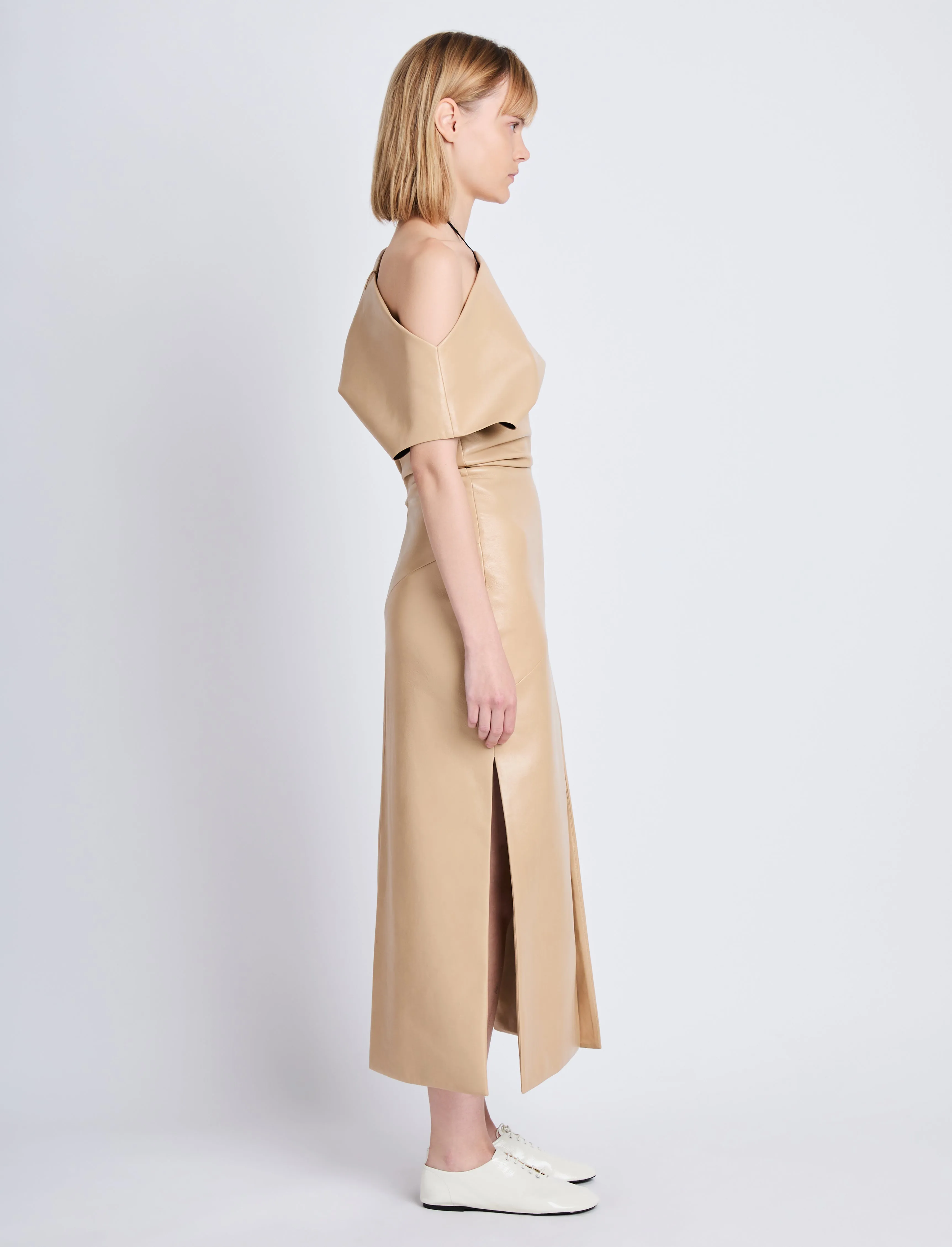 Rosa Dress in Smooth Leather sold by Proenza Schouler product image thumbnail 3