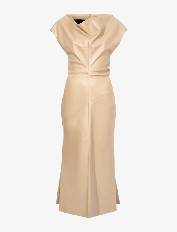 Rosa Dress in Smooth Leather made by Proenza Schouler