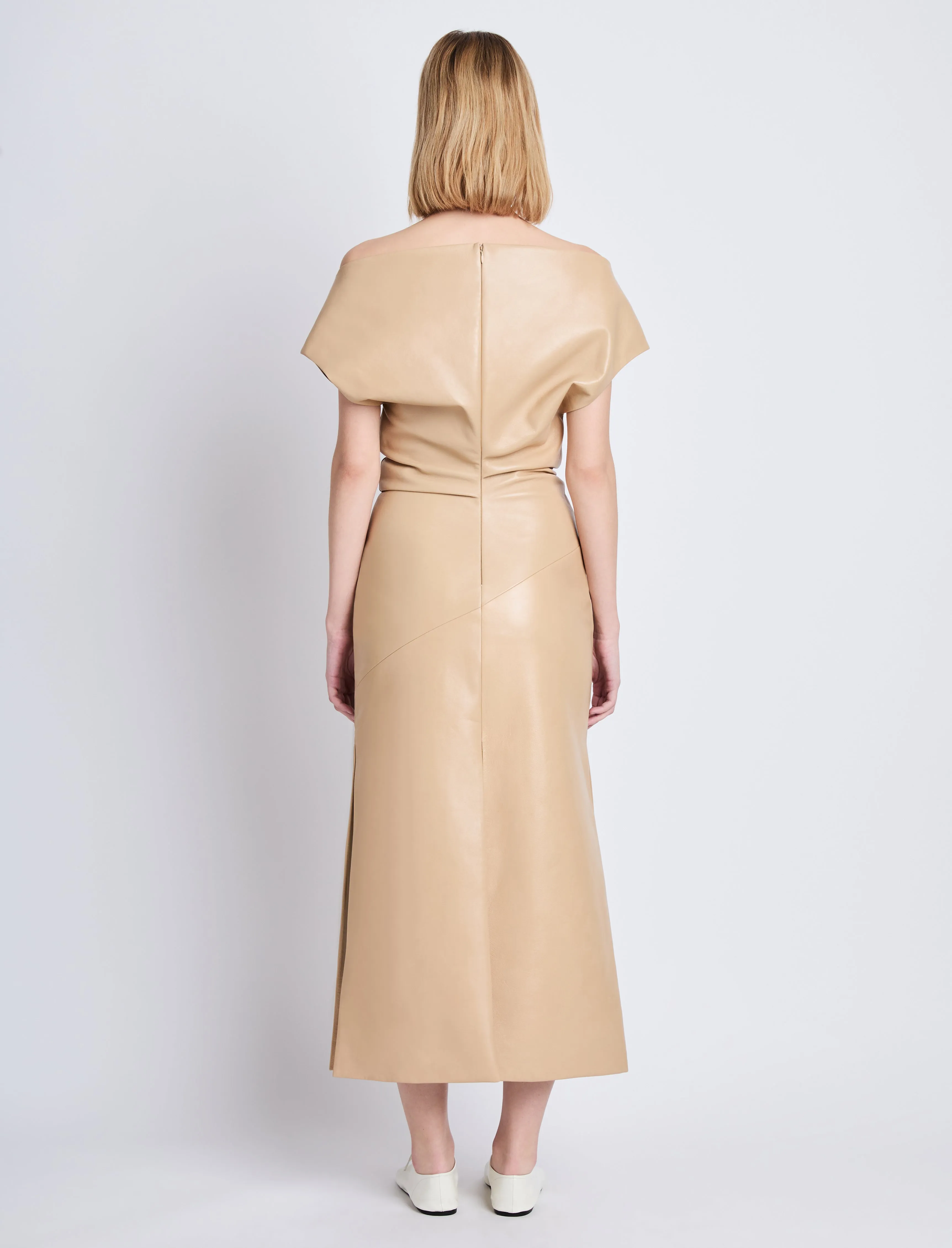 Rosa Dress in Smooth Leather sold by Proenza Schouler product image thumbnail 4