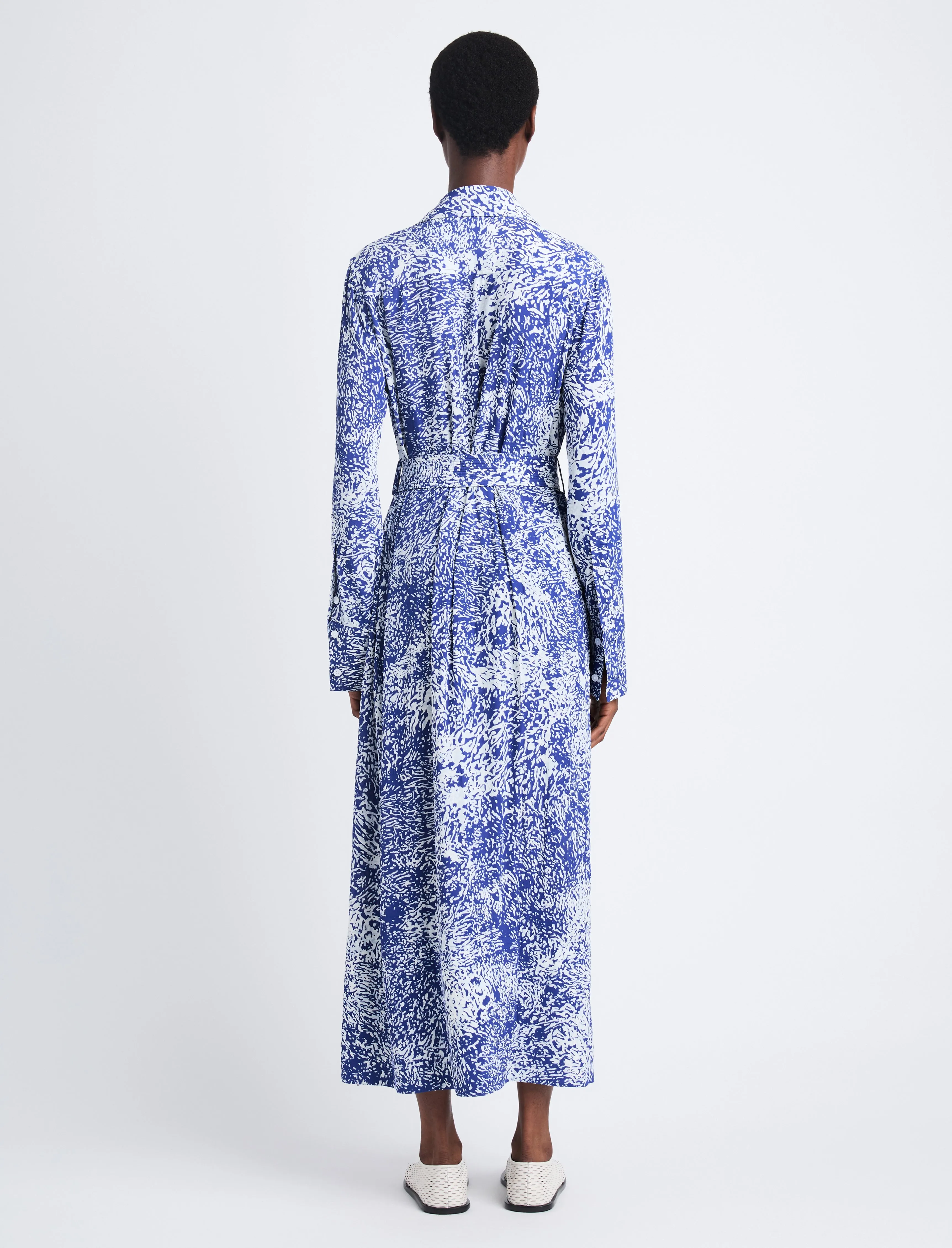 Vanessa Dress in Printed Viscose Crepe sold by Proenza Schouler product image thumbnail 5