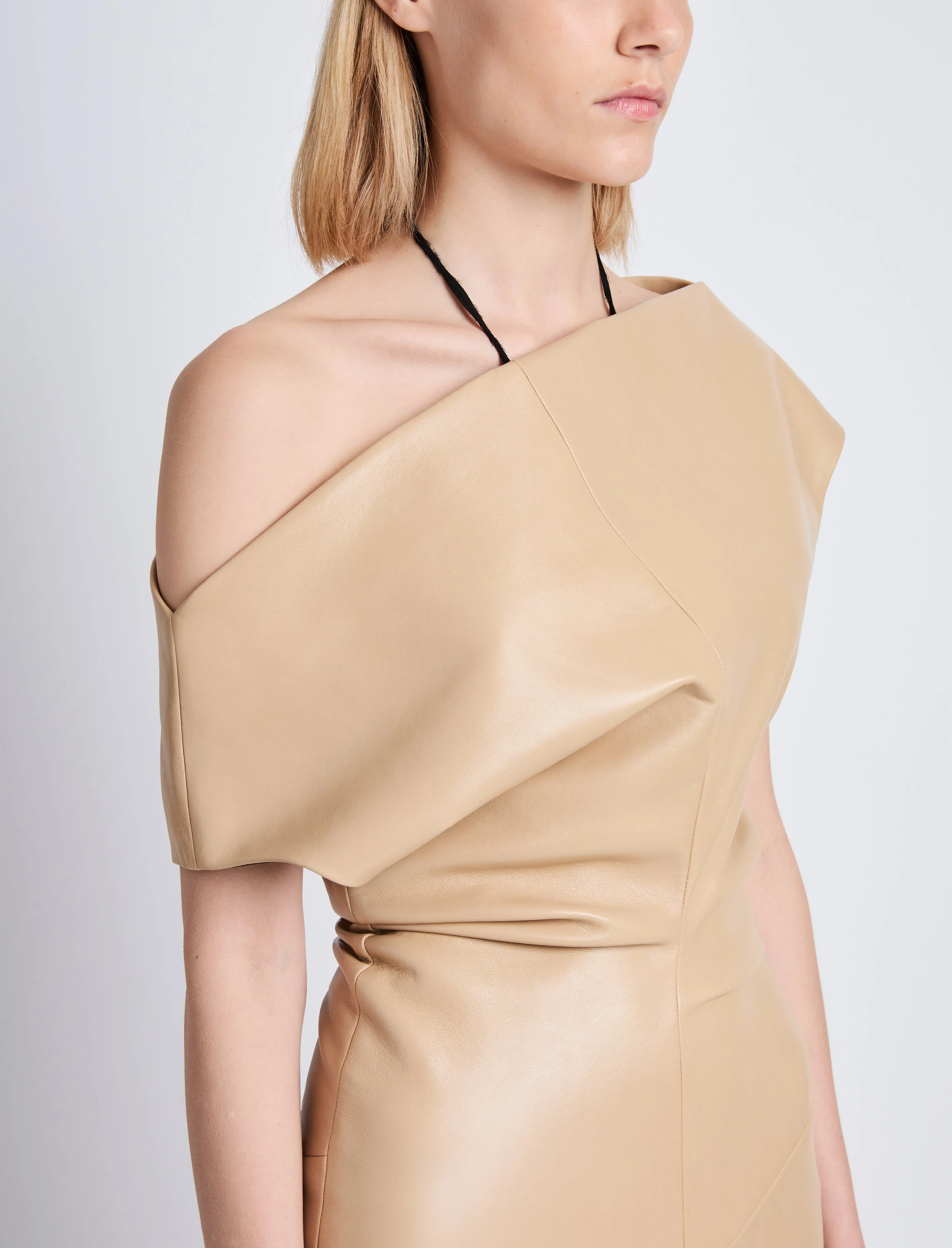 Rosa Dress in Smooth Leather sold by Proenza Schouler product image thumbnail 5