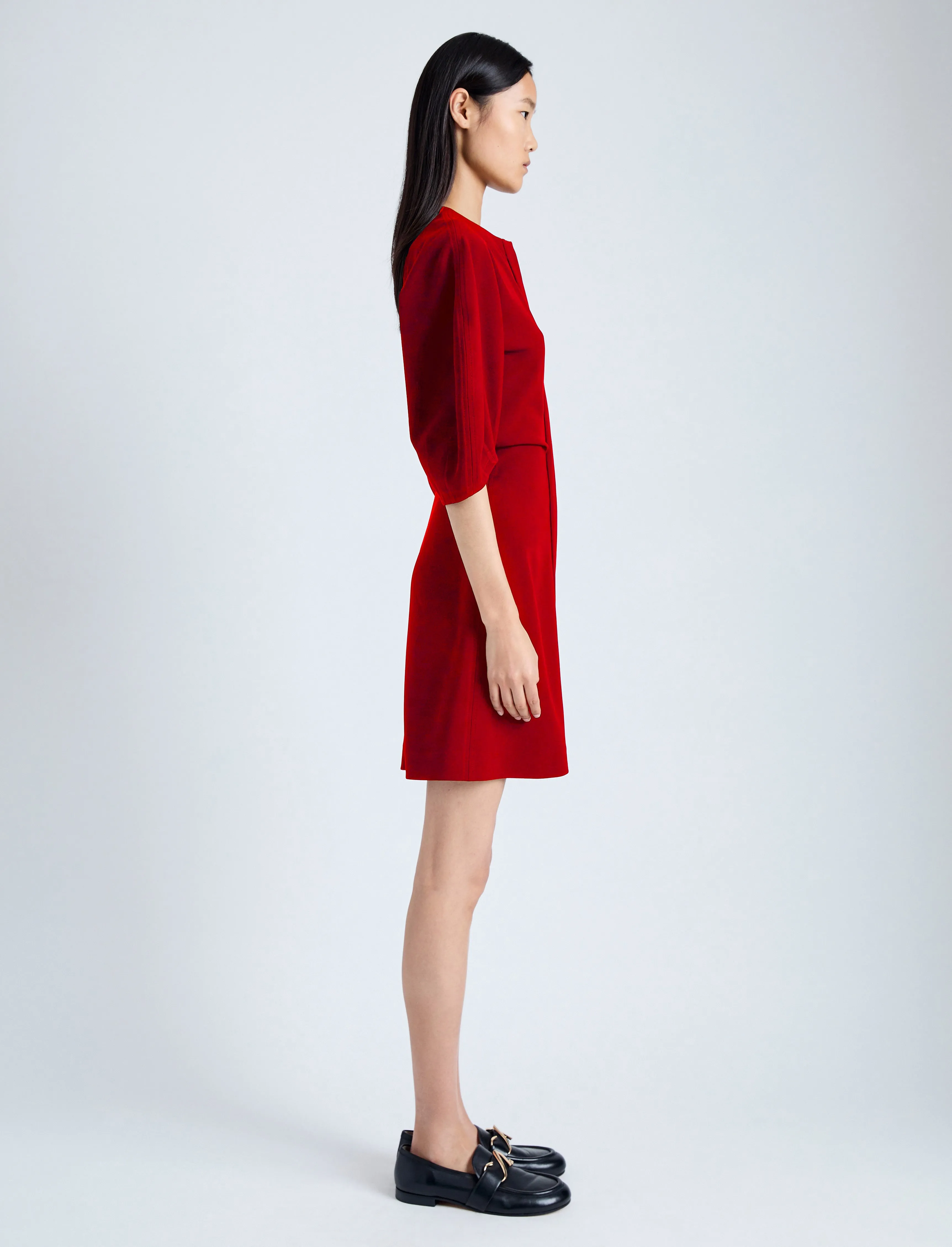 Goldie Dress in Matte Double Crepe sold by Proenza Schouler product image thumbnail 3