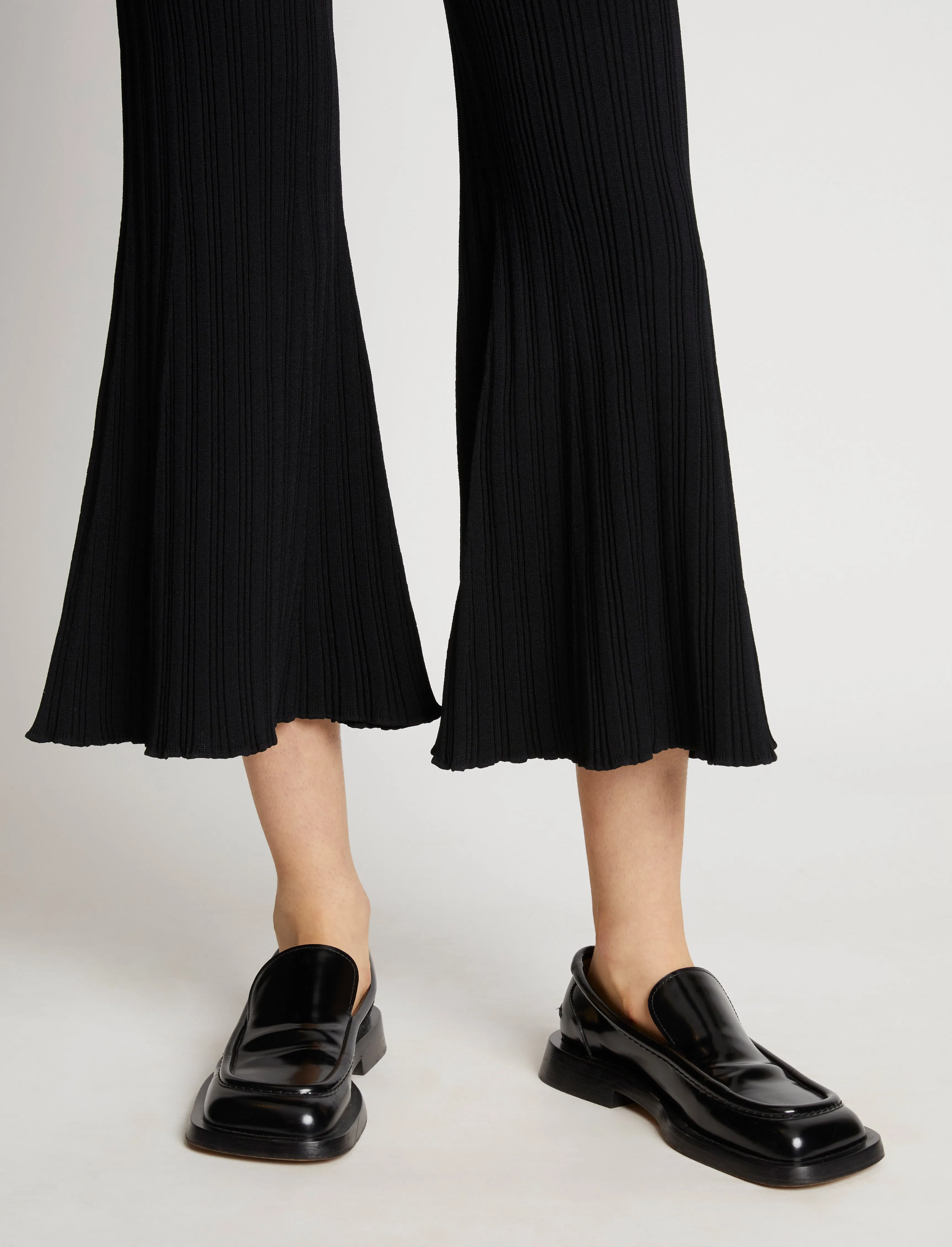 Rib Knit Pants - BLACK sold by Proenza Schouler product image thumbnail 5